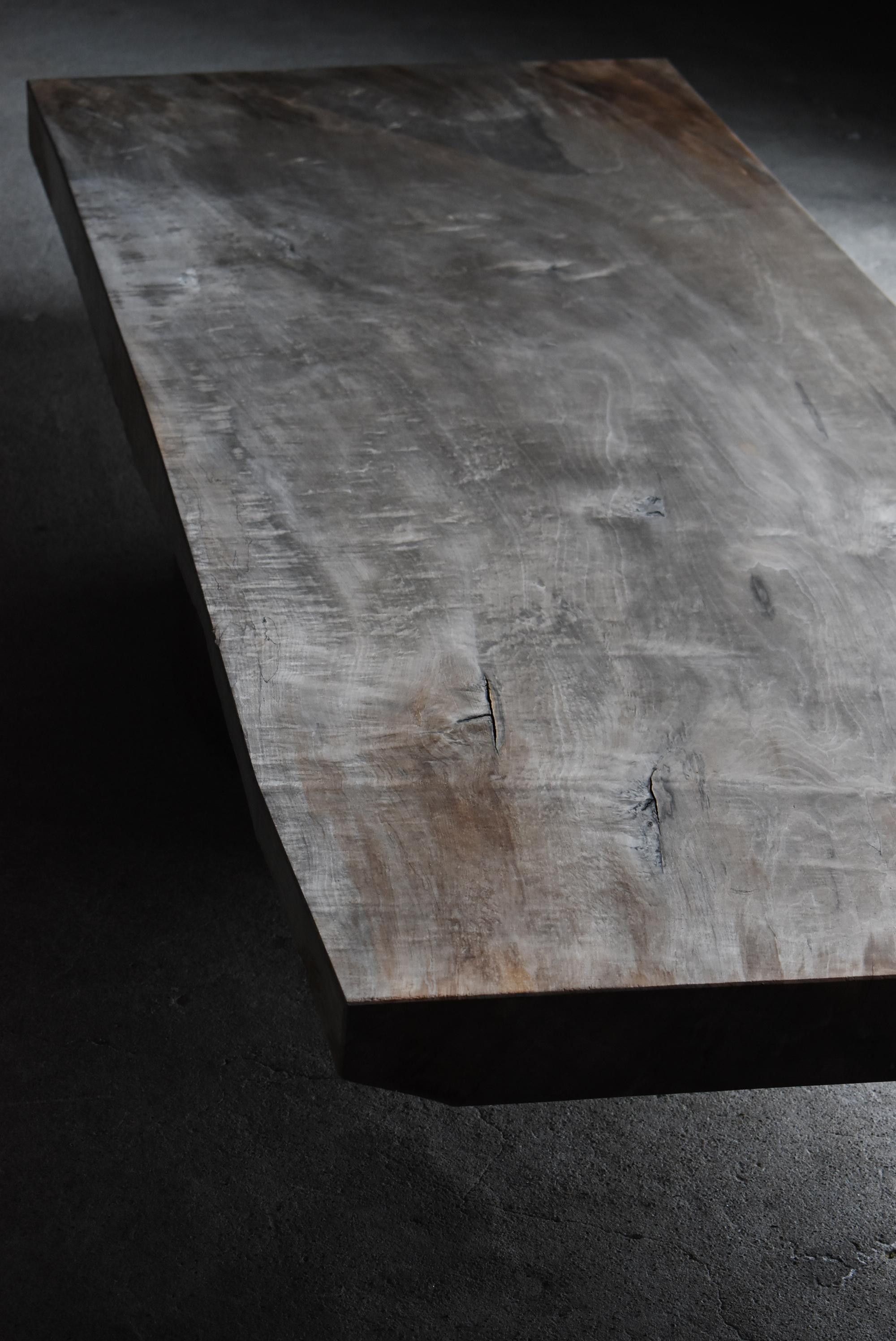 Mesa baja japonesa antigua 1900-1940 / Mesa de sofá Wabi Sabi Madera en venta