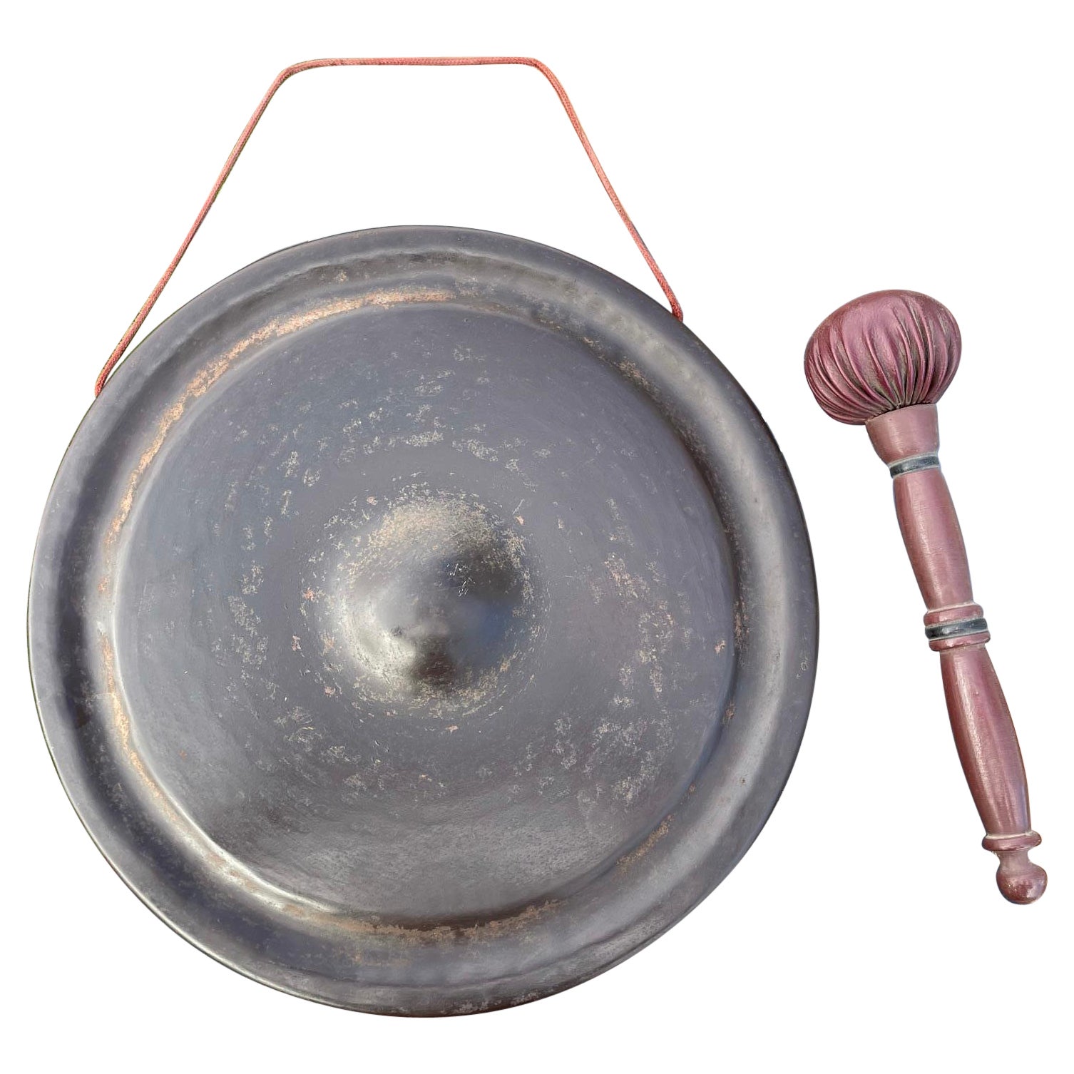 Japanese Antique Huge Old Bronze Gong