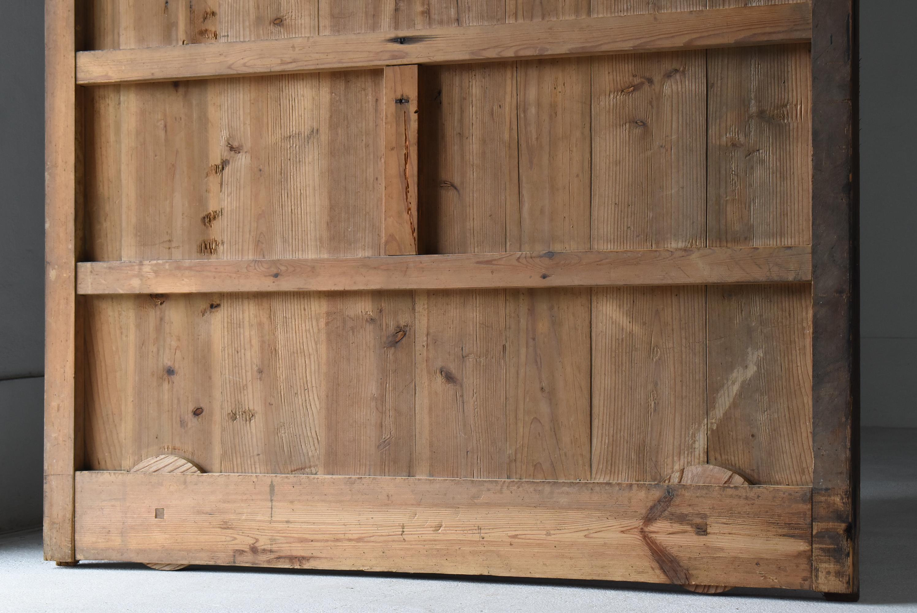 Enorme puerta corredera japonesa antigua o decoración mural 1860-1900 / Wabi Sabi en venta 5