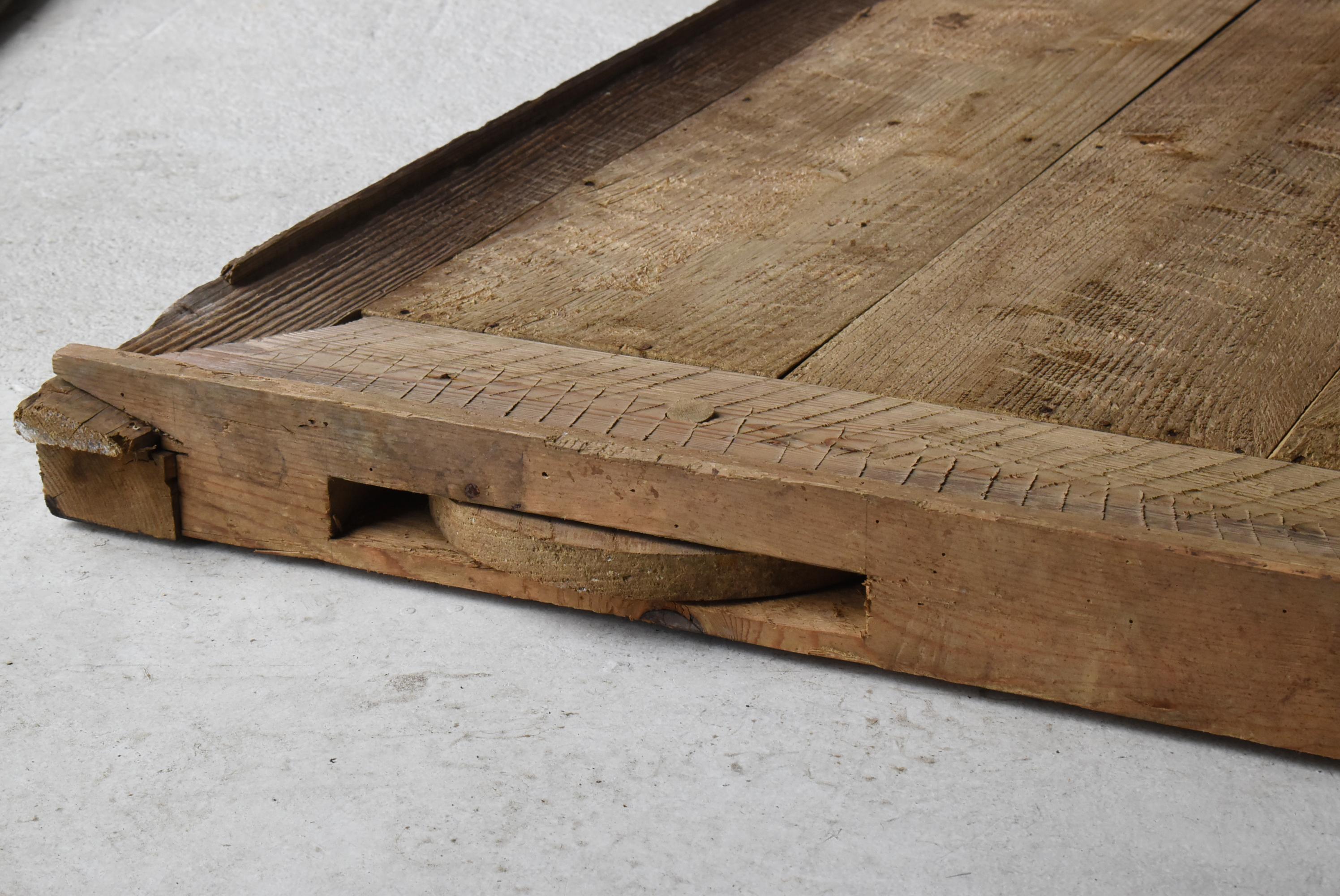 Enorme puerta corredera japonesa antigua o decoración mural 1860-1900 / Wabi Sabi en venta 7