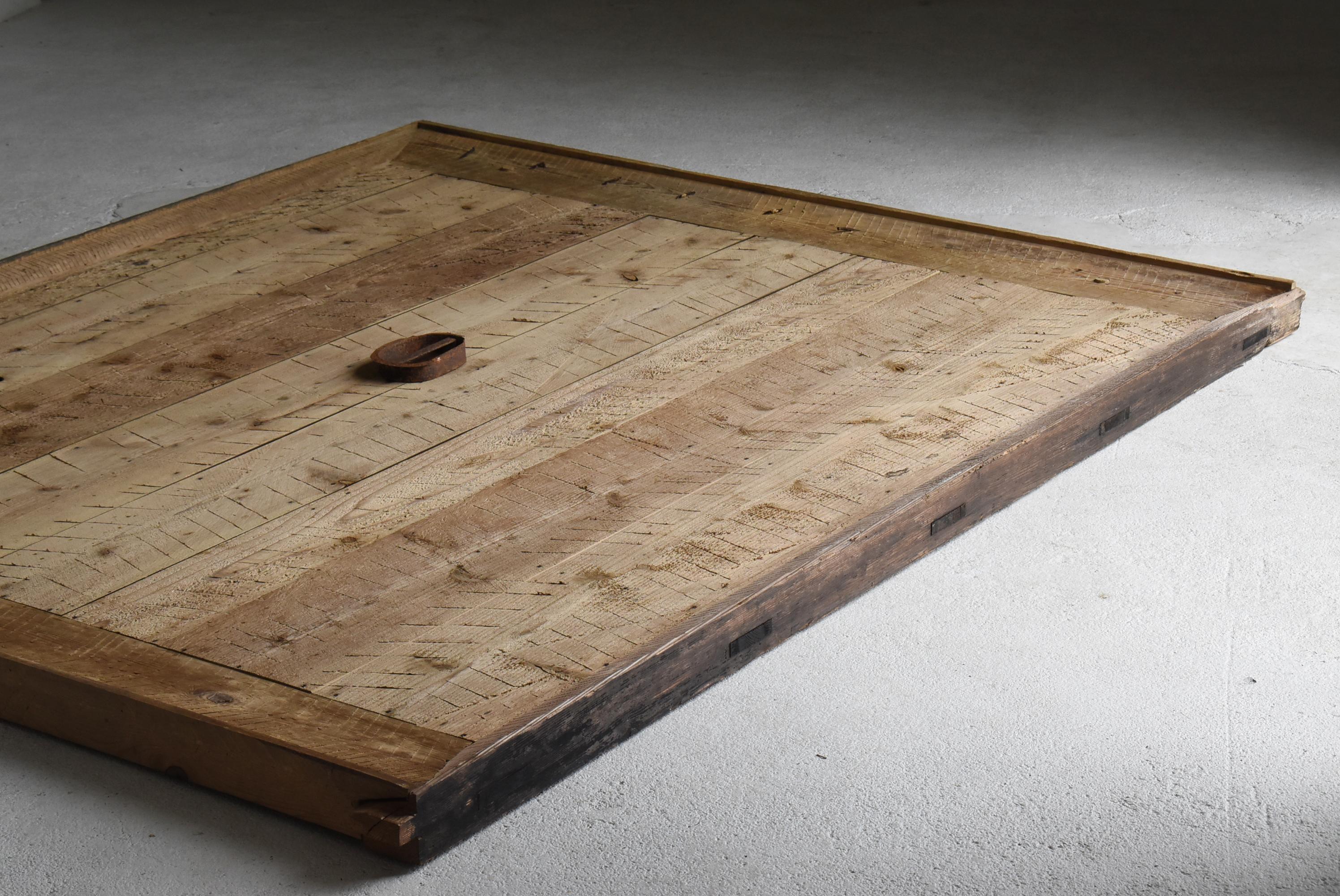 Enorme puerta corredera japonesa antigua o decoración mural 1860-1900 / Wabi Sabi en venta 8