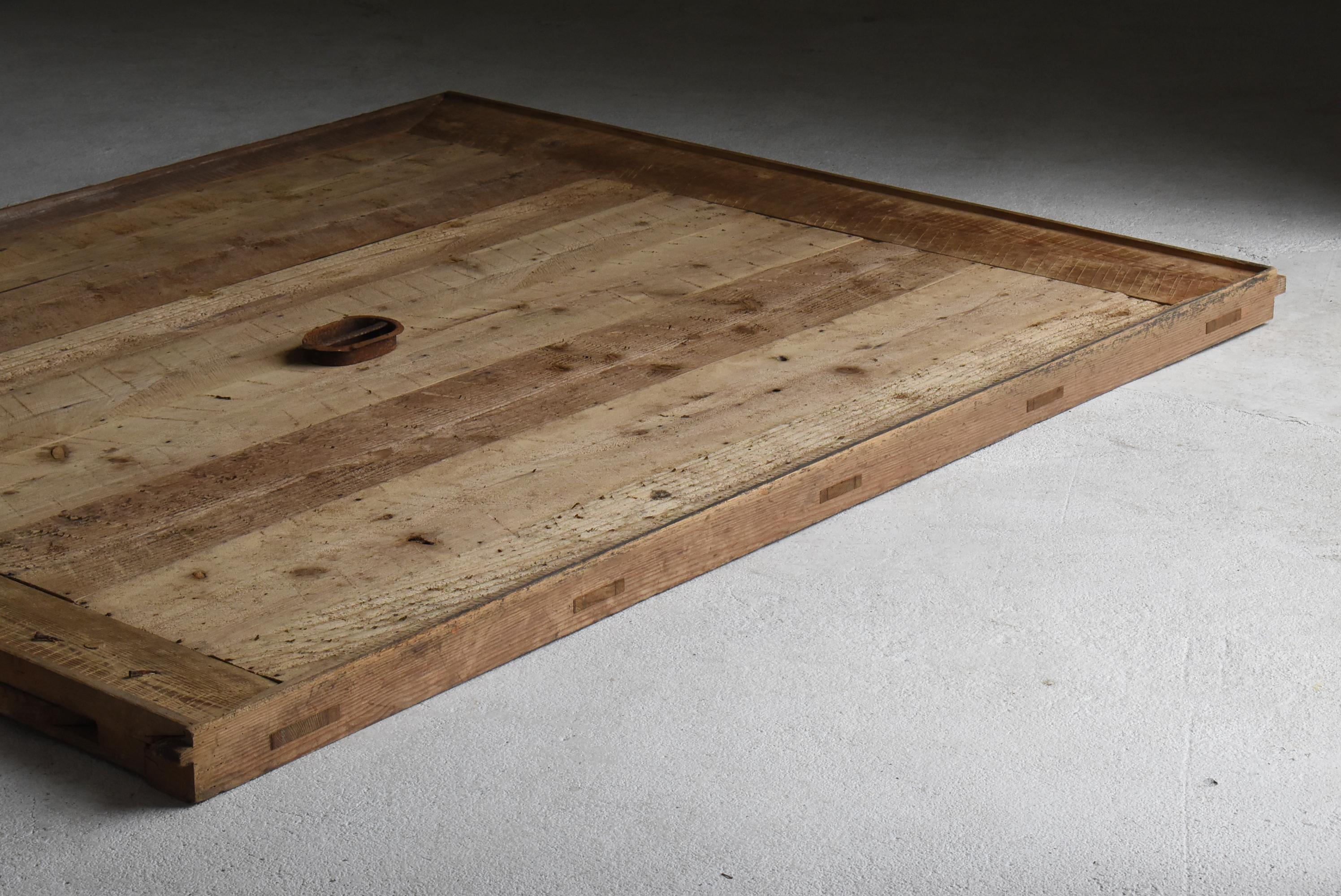 Enorme puerta corredera japonesa antigua o decoración mural 1860-1900 / Wabi Sabi en venta 10