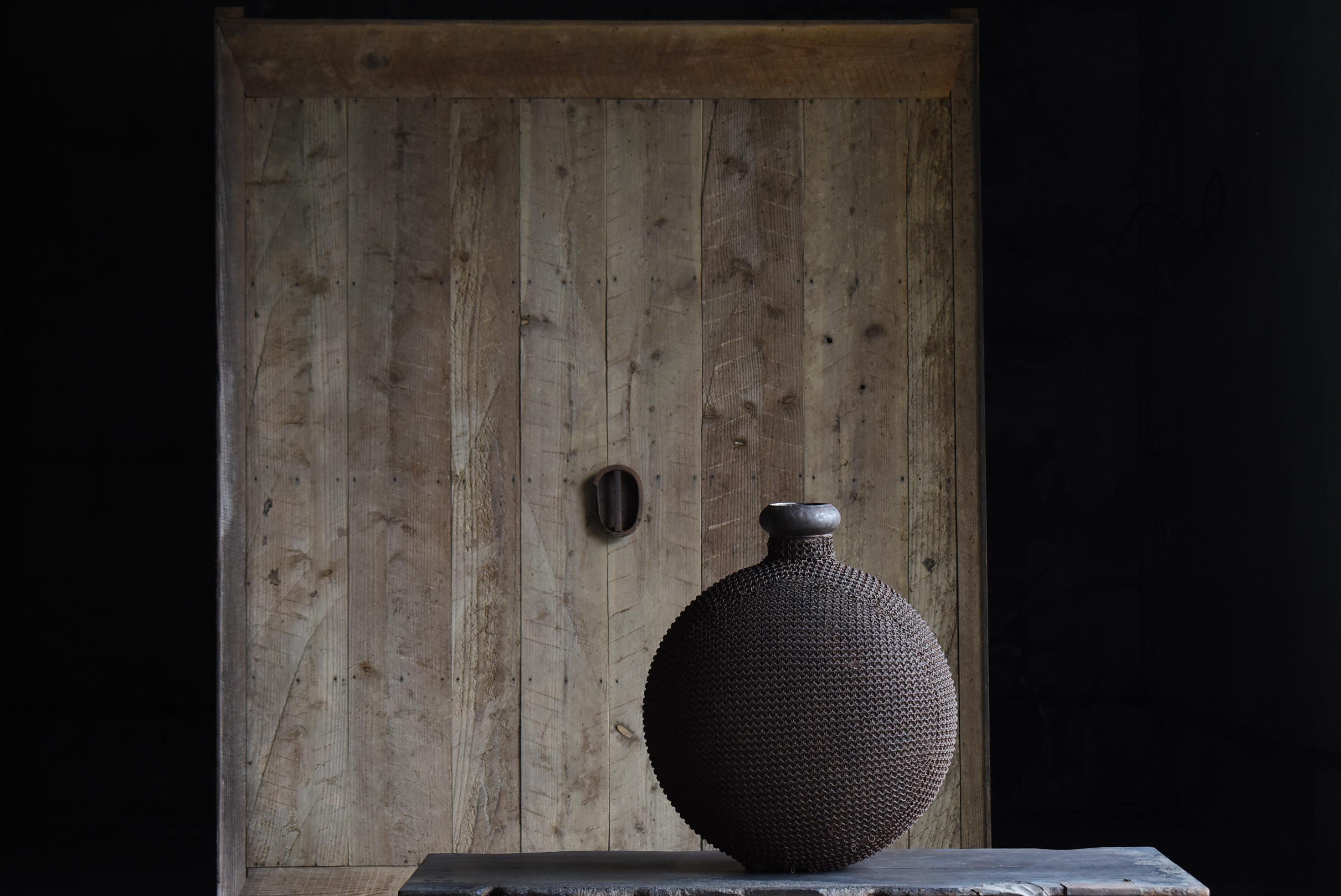 Enorme puerta corredera japonesa antigua o decoración mural 1860-1900 / Wabi Sabi en venta 11