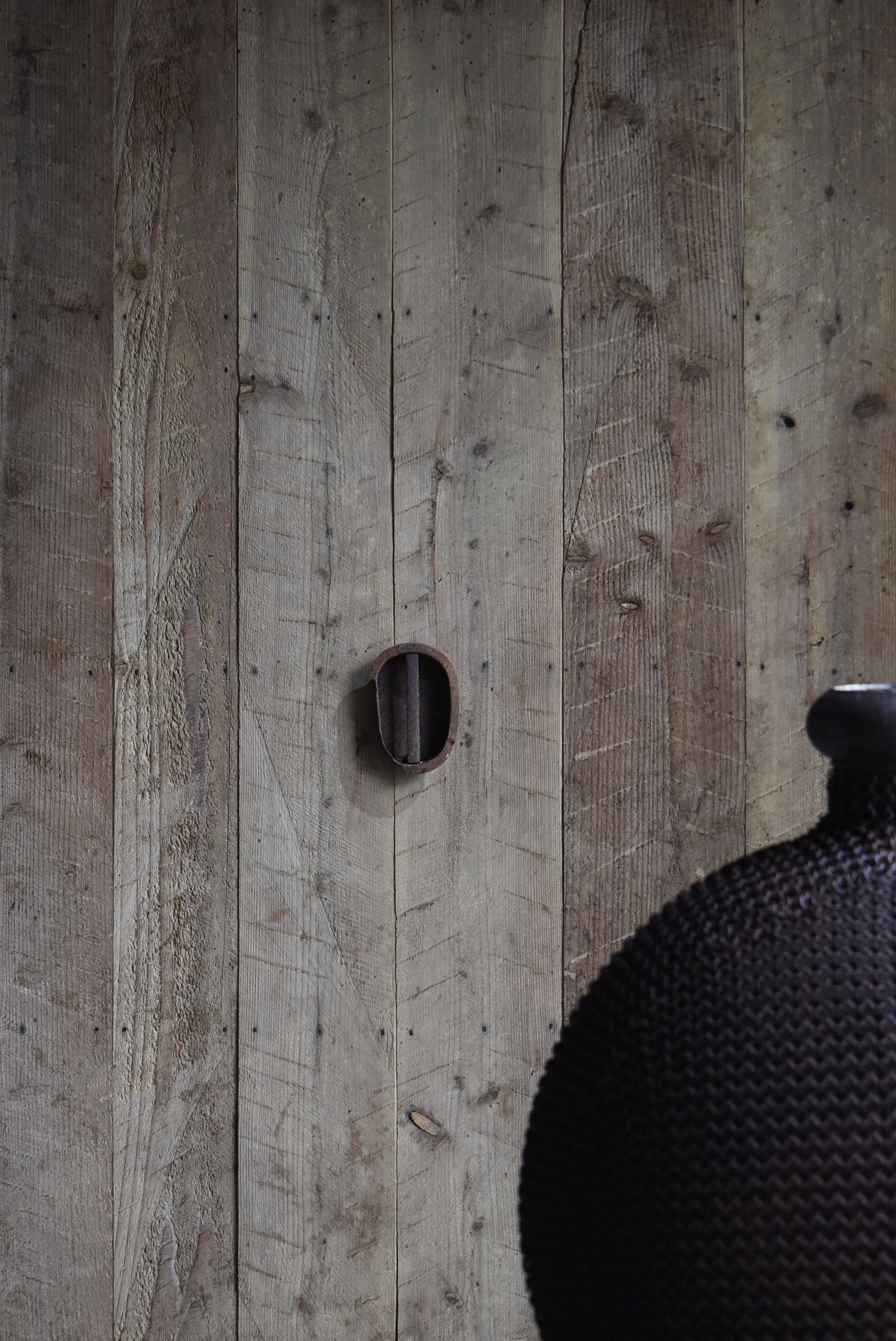 Enorme puerta corredera japonesa antigua o decoración mural 1860-1900 / Wabi Sabi Meiji en venta