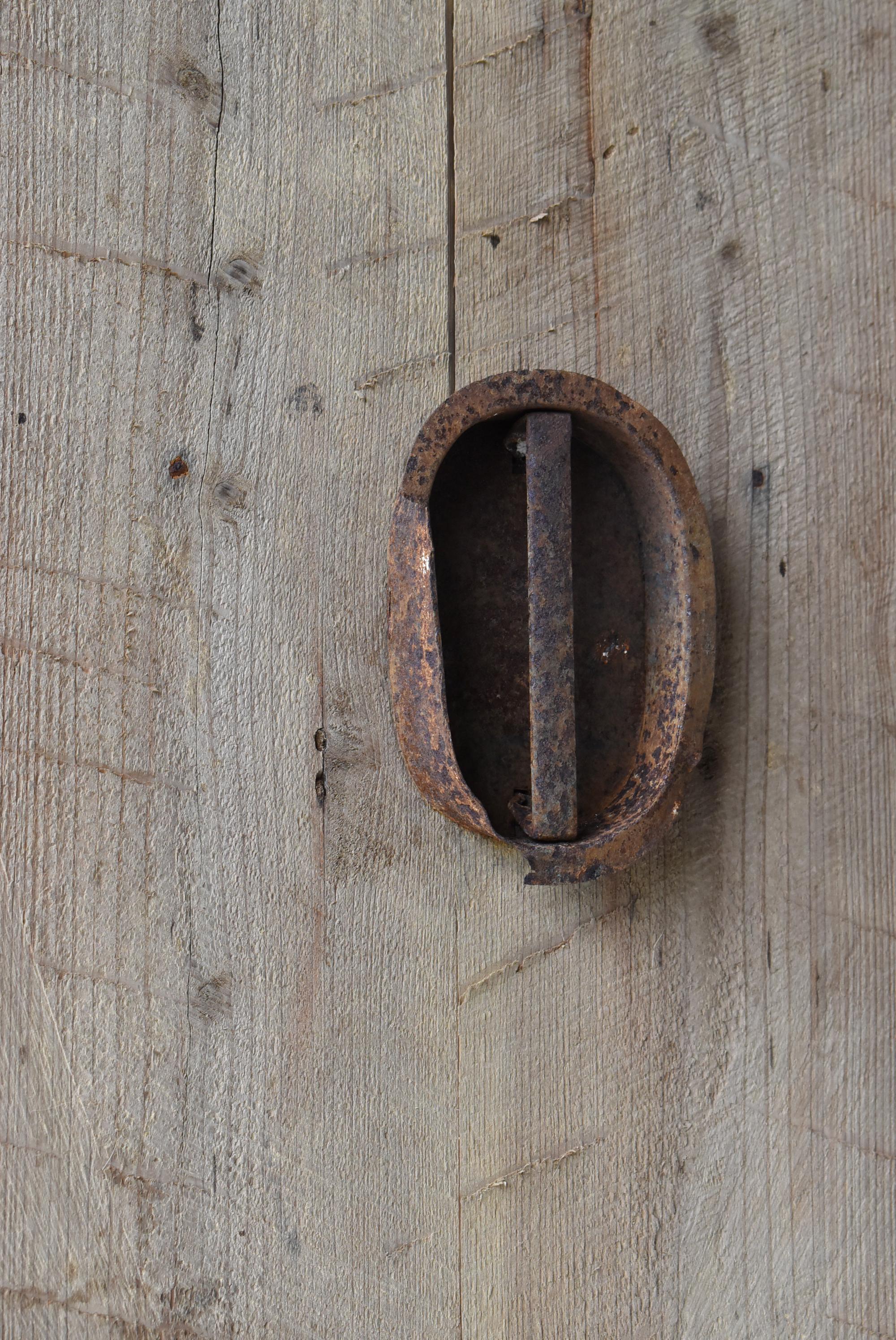 Enorme puerta corredera japonesa antigua o decoración mural 1860-1900 / Wabi Sabi siglo XX en venta