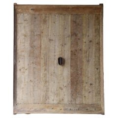 Japanese Antique Huge Sliding Door or Wall Decoration 1860s-1900s / Wabi Sabi