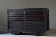 Japanese Antique Huge Tansu 1800s-1860s / Storage Cabinet Sideboard Wabi Sabi