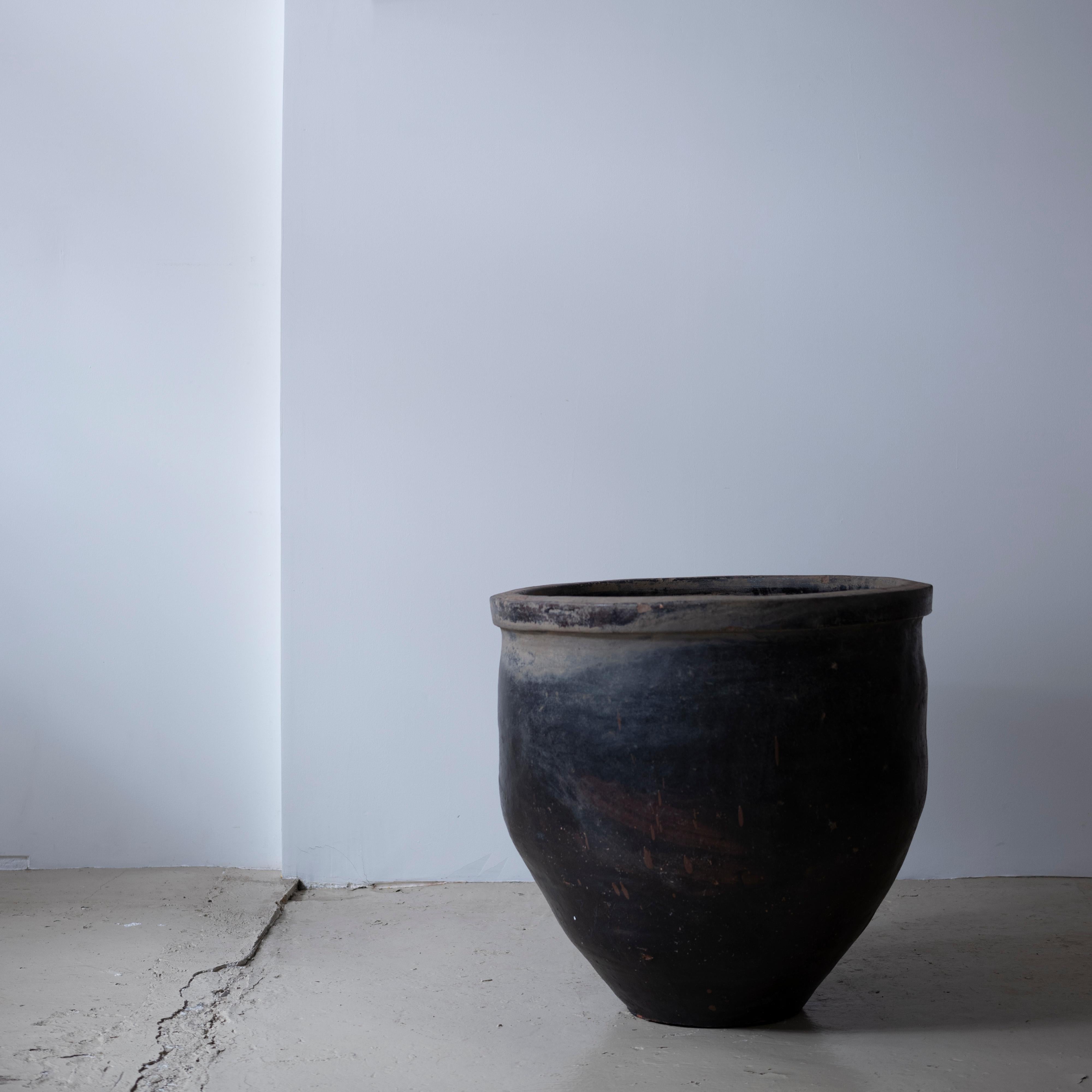 Ceramic Japanese Antique Huge Water Pot 