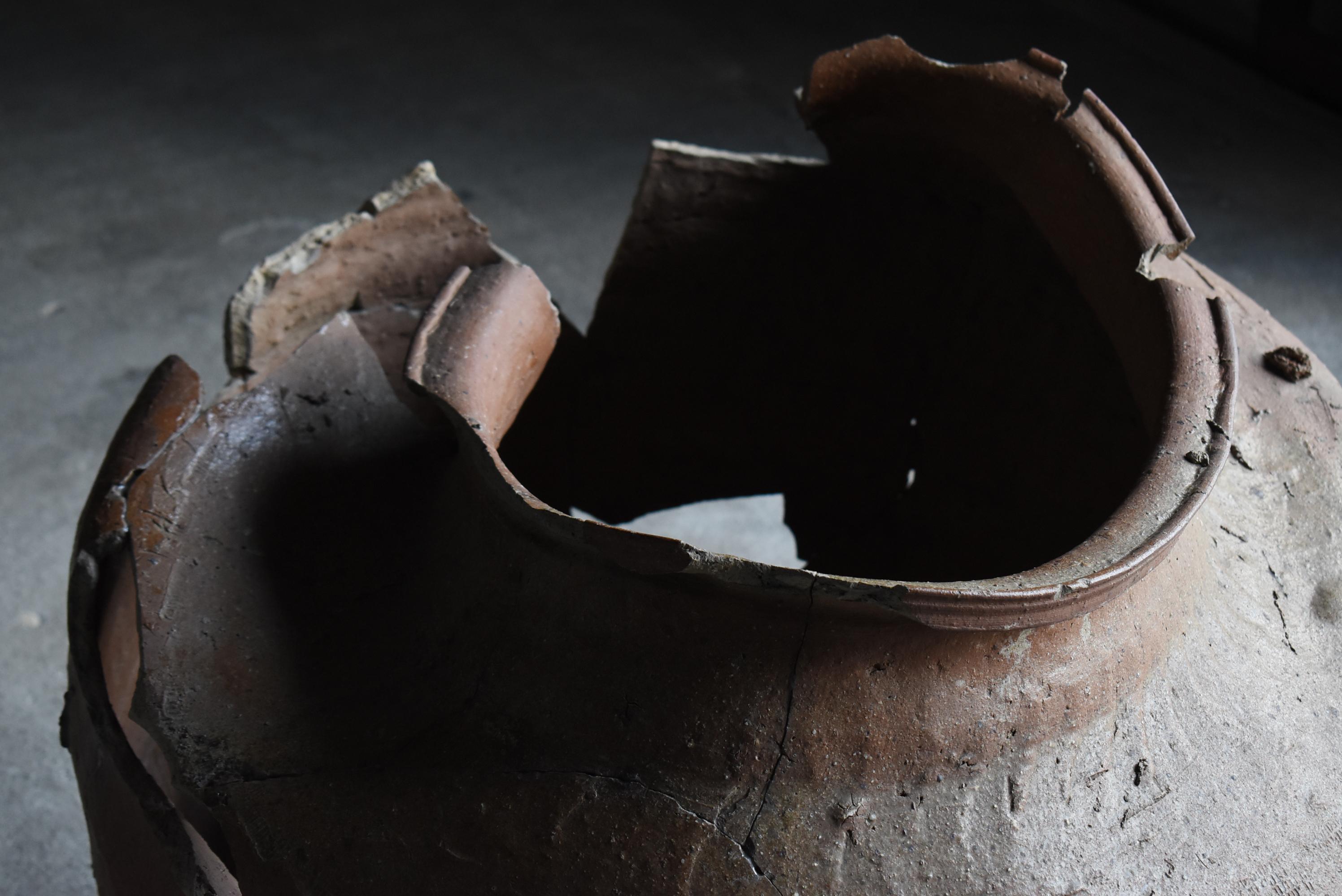 Giapponese Antico vaso giapponese in ceramica 