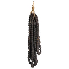 Perles de prière bouddhistes japonaises anciennes Hyakumanben 1830s-1844s / Zen Wabisabi