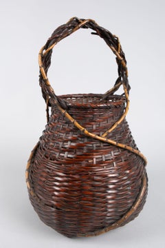 Japanese Antique Ikebana (Flower Arranging Basket)
