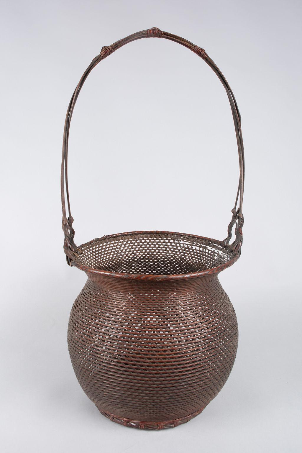 20th Century Japanese Antique Ikebana (Flower Arranging Basket)