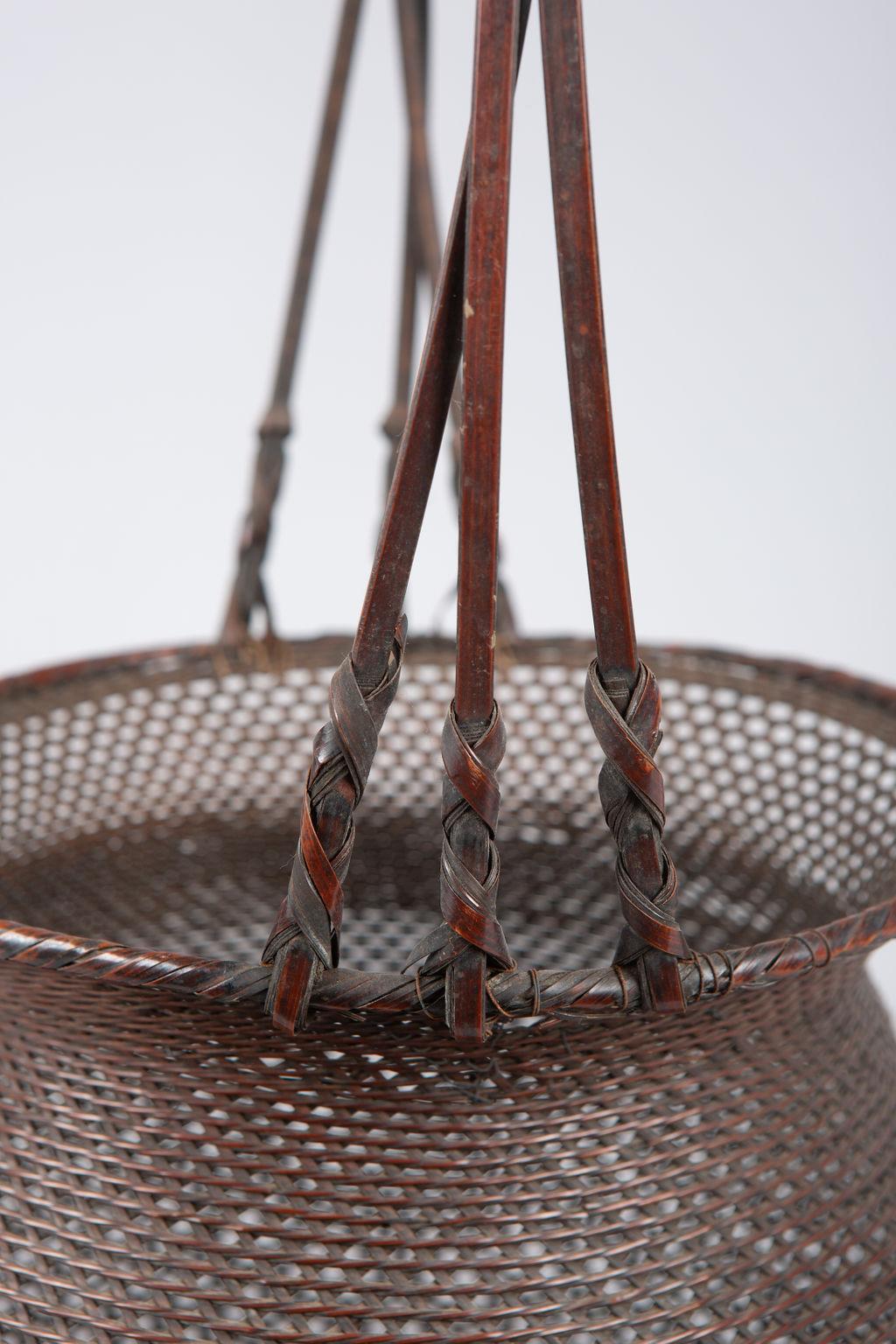 Japanese Antique Ikebana (Flower Arranging Basket) 1
