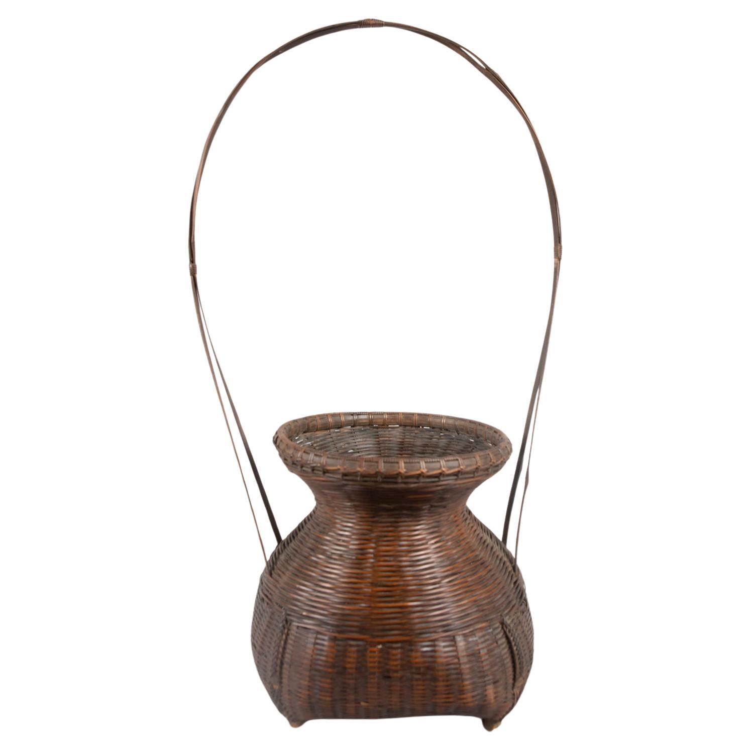 Ikebana japonés antiguo (Cesta para arreglos florales)
