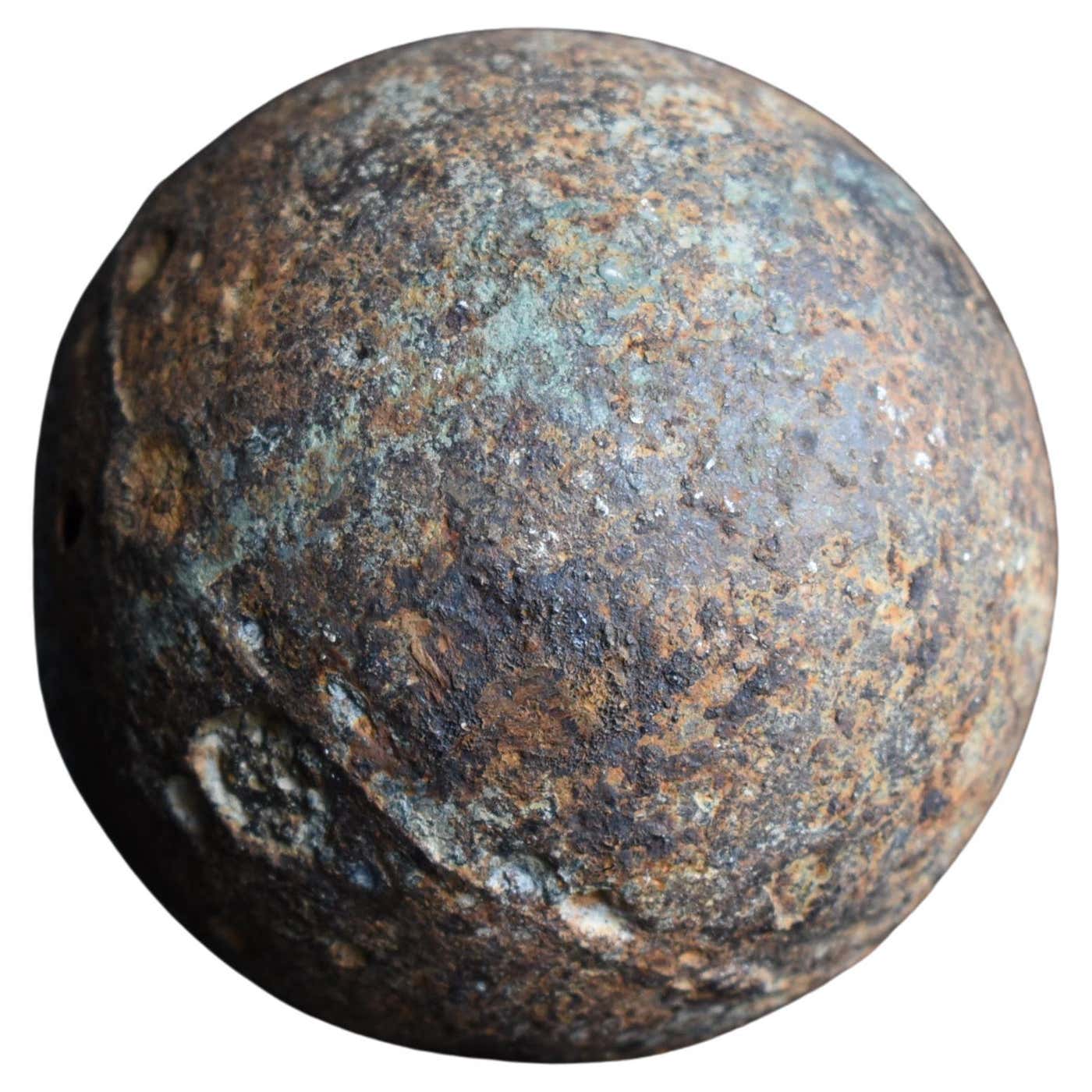 Japanese Antique Iron Ball