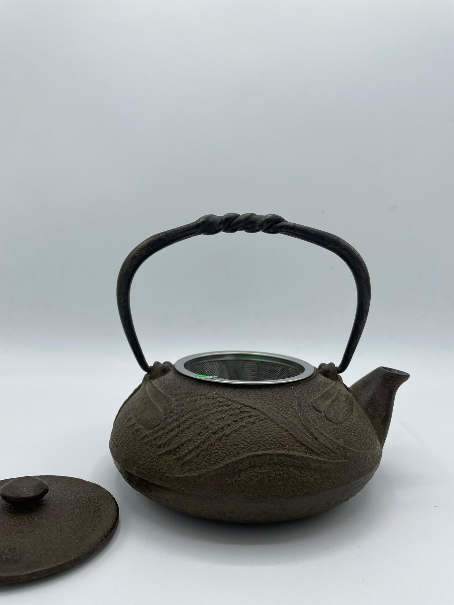 vintage cast iron teapot