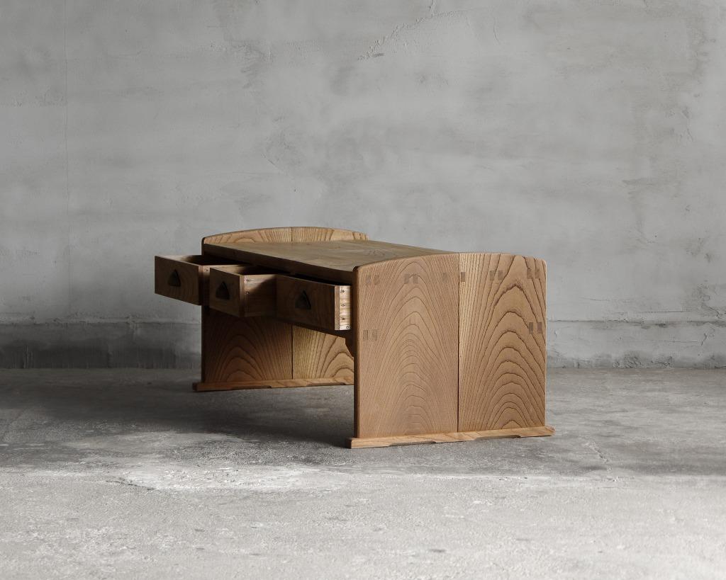 Japanese Antique, Japanese-style writing desk, Early Showa Period(1926-) In Good Condition In Hitachiomiya-shi, 08