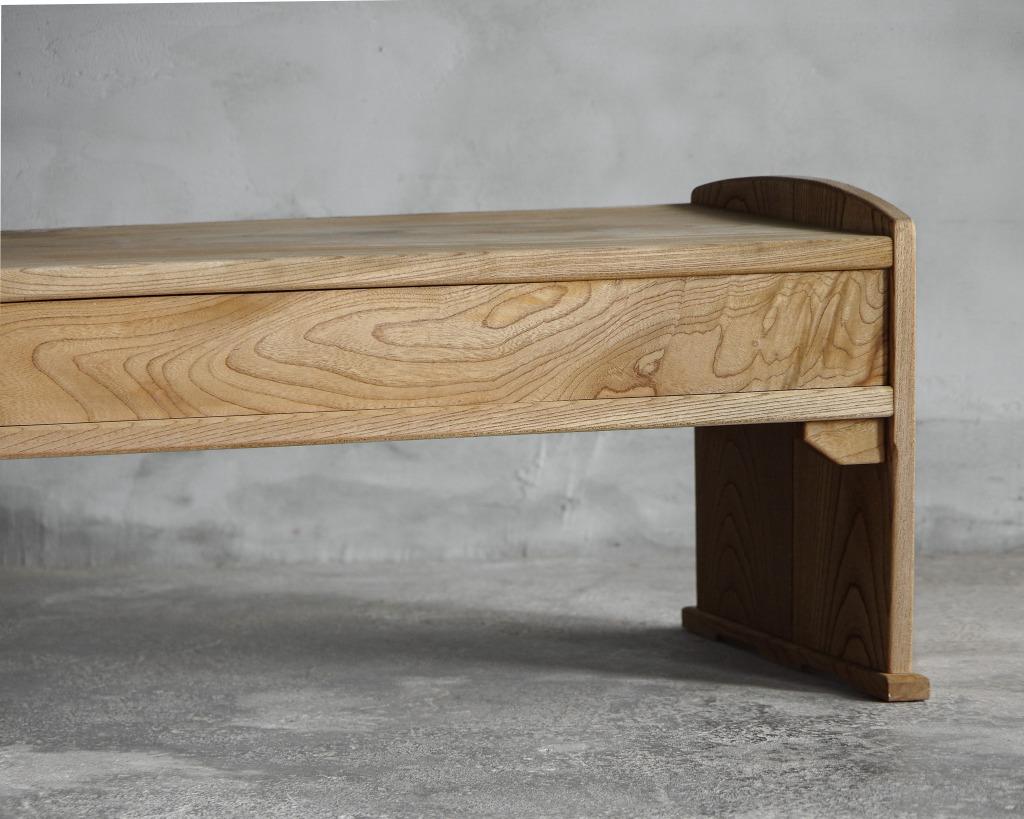 Wood Japanese Antique, Japanese-style writing desk, Early Showa Period(1926-)