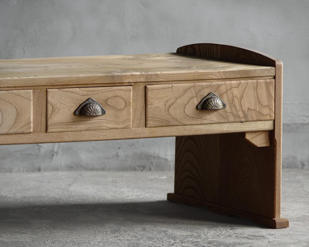 Japanese Antique, Japanese-style writing desk, Early Showa Period(1926-) 2