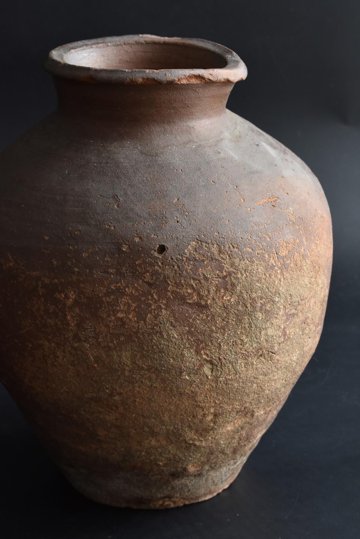 Japanese Antique Jar 1400s-1500s / Antique Vase 'Tokoname' / Wabi-Sabi Art 4