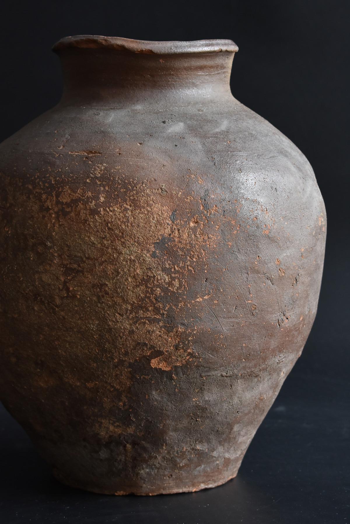 Japanese Antique Jar 1400s-1500s / Antique Vase 'Tokoname' / Wabi-Sabi Art 5