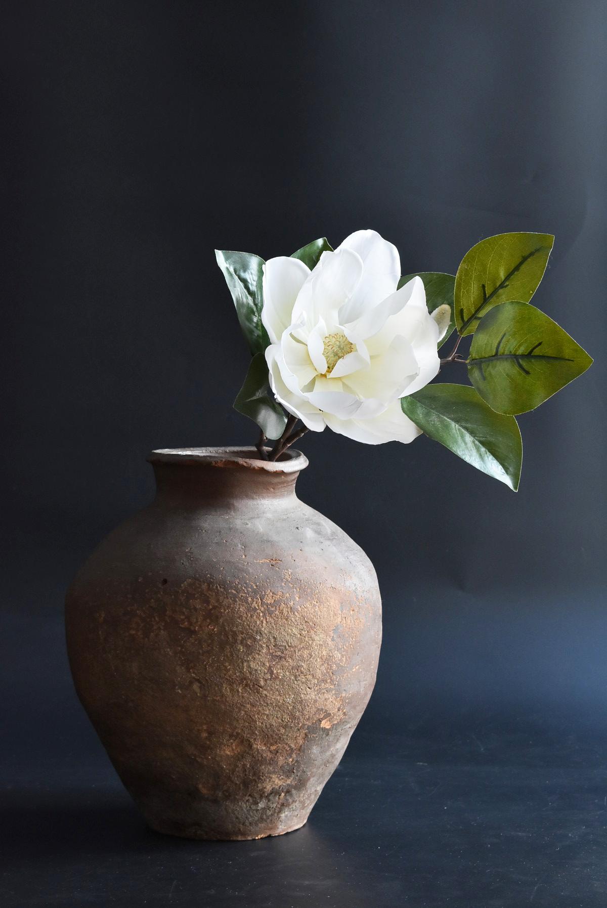 Unglazed Japanese Antique Jar 1400s-1500s / Antique Vase 'Tokoname' / Wabi-Sabi Art