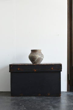 Japanese Antique Jar / 1400-1500 / Small Wabi-Sabi Pot / Vase