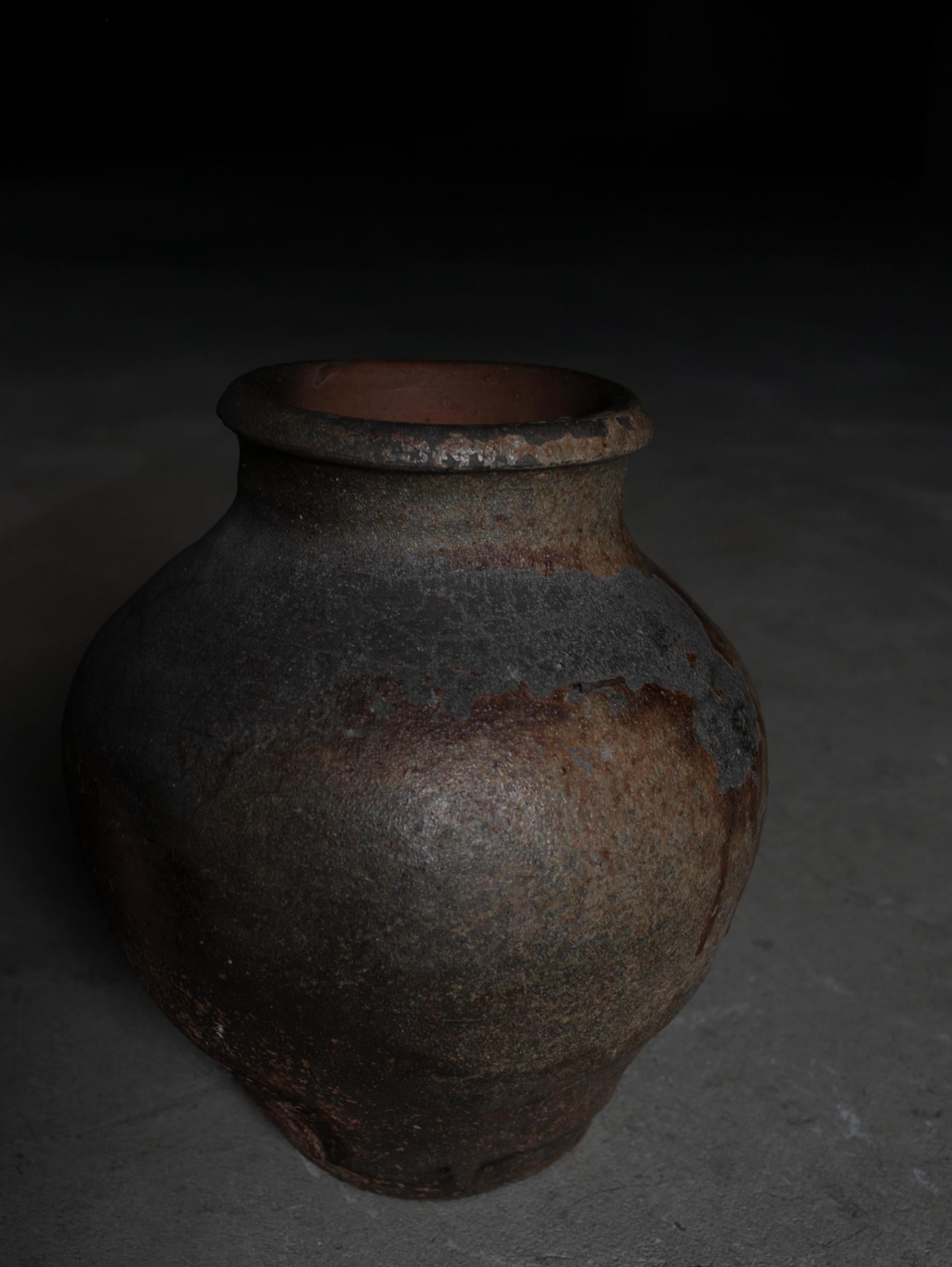Japonisme Japanese Antique Jar 1400-1500s / Simple Wabi-Sabi Tokoname Vase