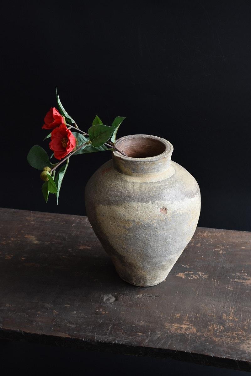 Hand-Crafted Japanese Antique Jar 1400s-1500s / Antique Vase 'Tokoname' / Wabi-Sabi Tsubo