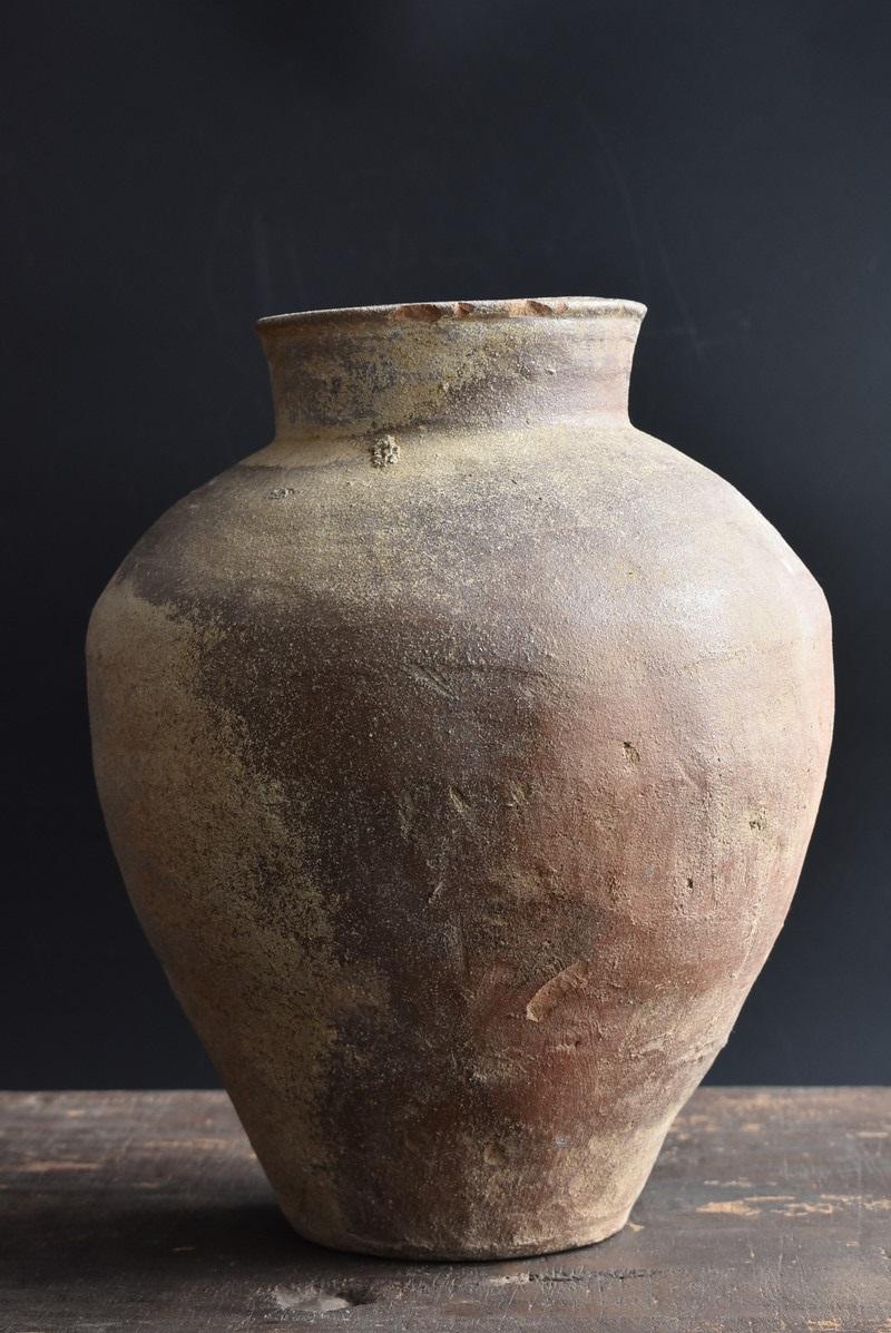 18th Century and Earlier Japanese Antique Jar 1400s-1500s / Antique Vase 'Tokoname' / Wabi-Sabi Tsubo