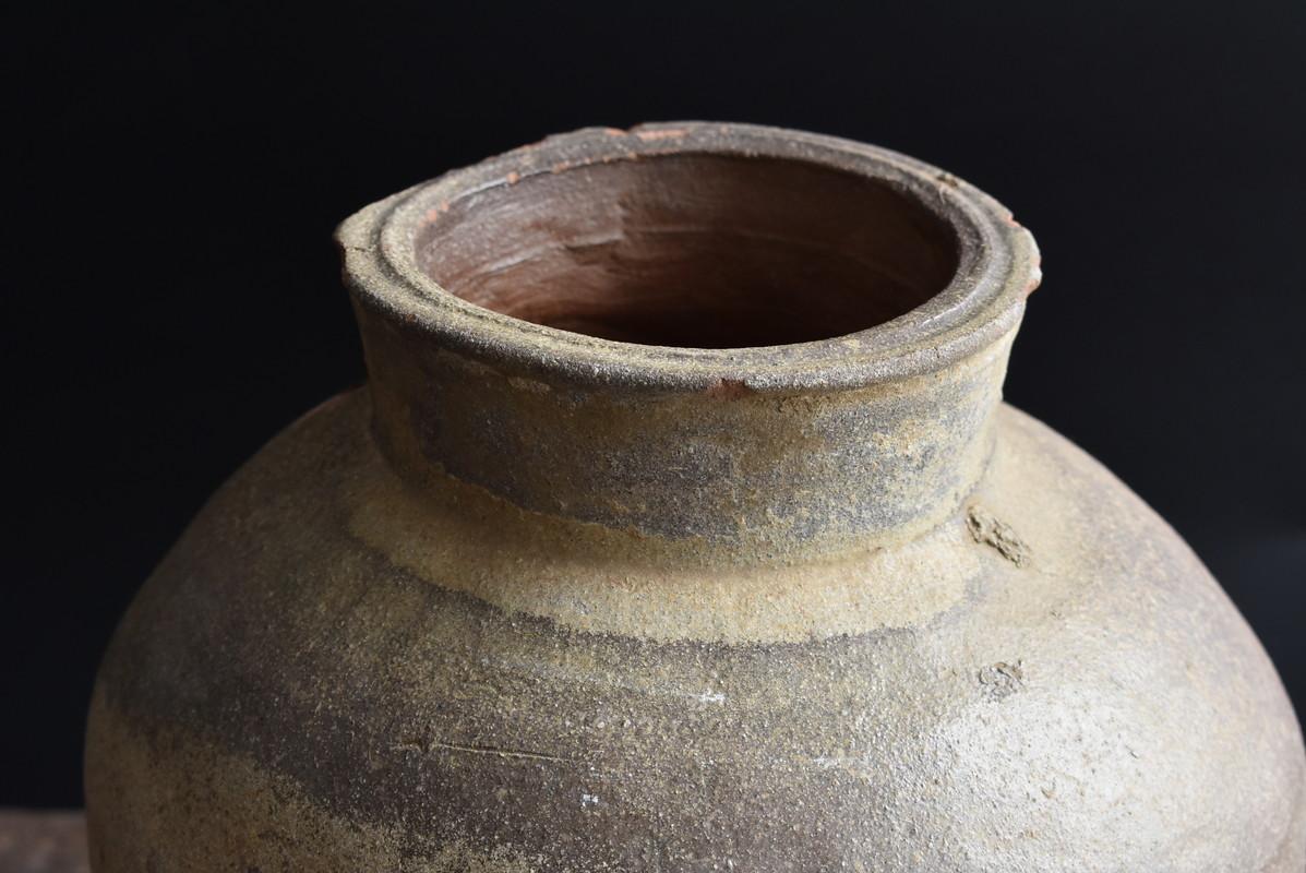 Japanese Antique Jar 1400s-1500s / Antique Vase 'Tokoname' / Wabi-Sabi Tsubo 2