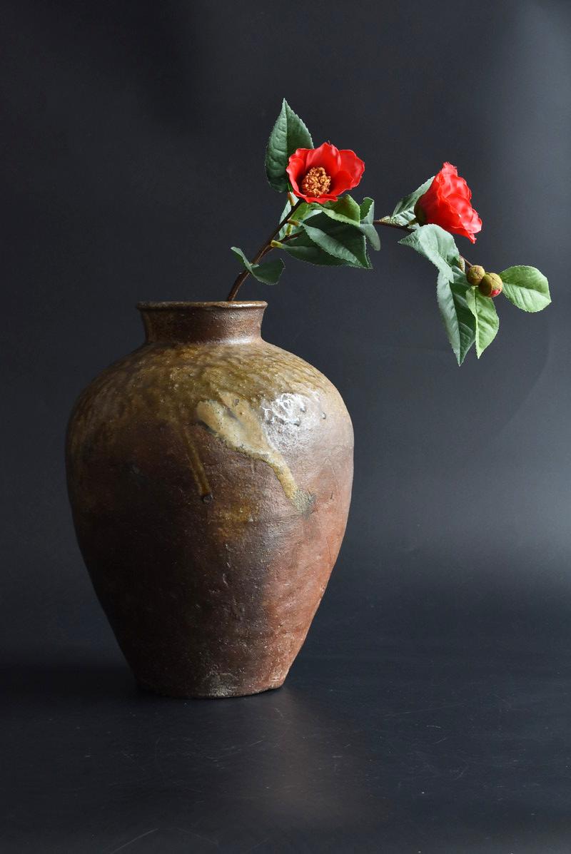 Japanese Antique Jar 1400s-1500s / Vase with Beautiful Natural Glaze 'Tokoname' 13