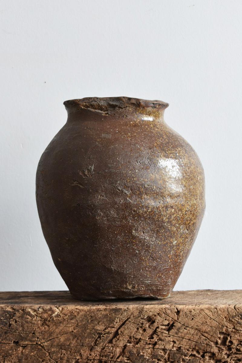 Other Japanese Antique Jar / Tokoname-Ware / 1500s / Jar of Natural Glaze / Mingei