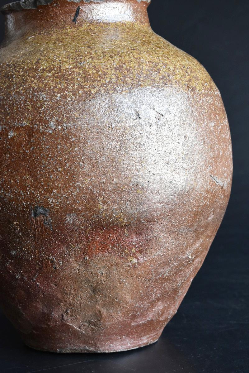 Japanese Antique Jar / Tokoname-Yaki / 1400-1500s/Beautiful Jar of Natural Glaze 7