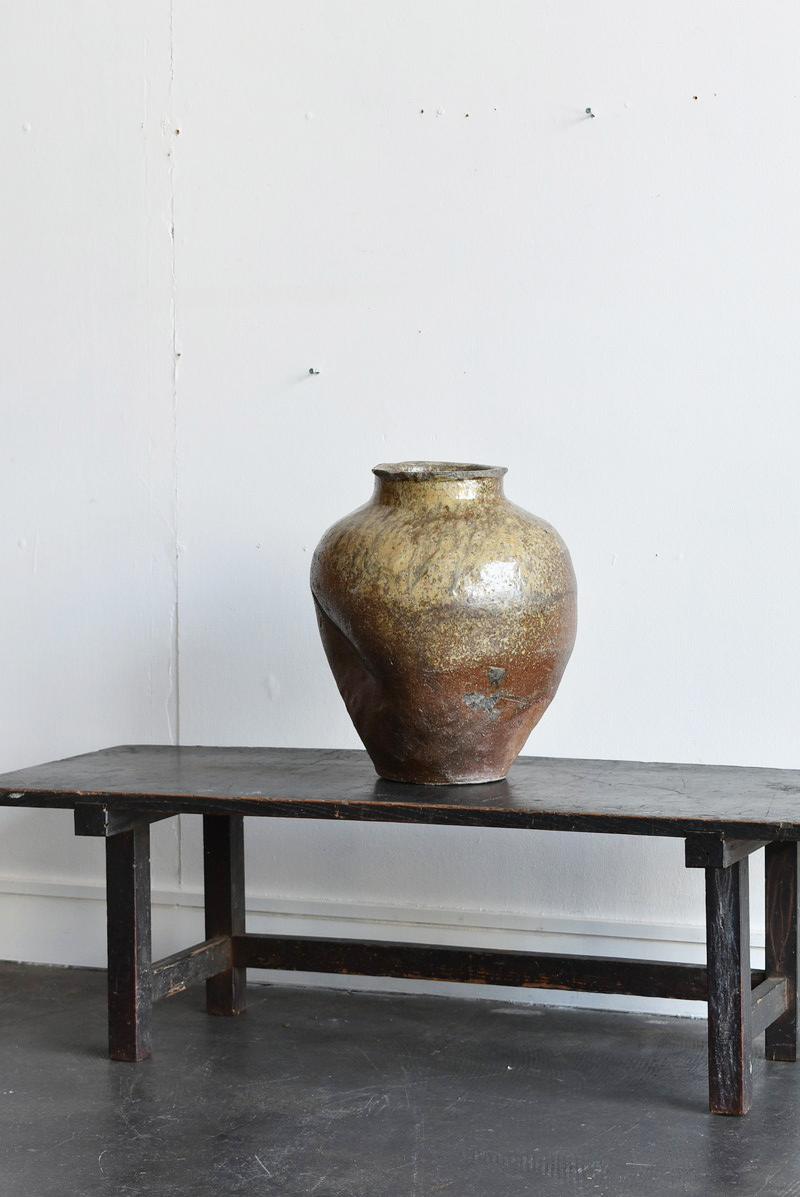 Japanese Antique Jar / Tokoname-Yaki / 1400-1500s/Beautiful Jar of Natural Glaze 12