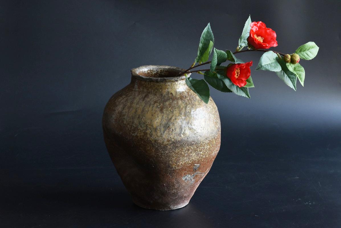 Other Japanese Antique Jar / Tokoname-Yaki / 1400-1500s/Beautiful Jar of Natural Glaze