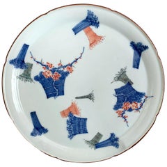 Piatto antico giapponese Kakiemon di Arita