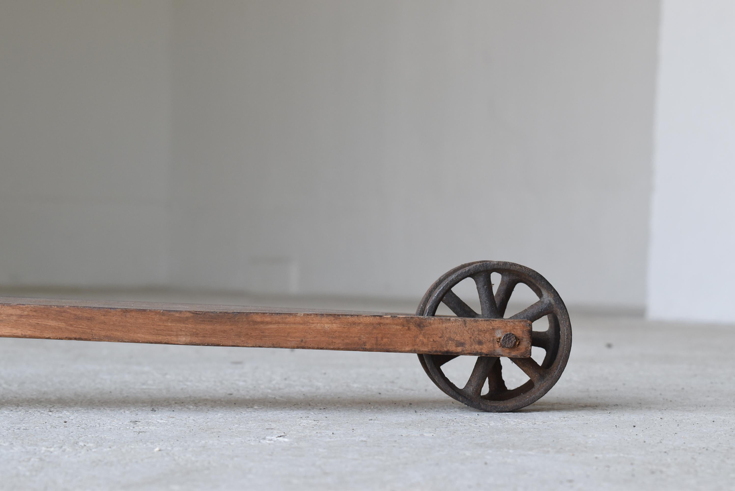 Showa Japanese Antique Kick Scooter 1900s-1920s/Object Toys Decoration