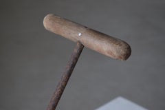 Japanese Antique Kick Scooter/Figurine Contemporary Art Wabisabi Object Decor