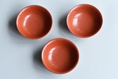 Japanese Antique Lacquerware Plate "Negoro" from the Edo Period/ Tableware