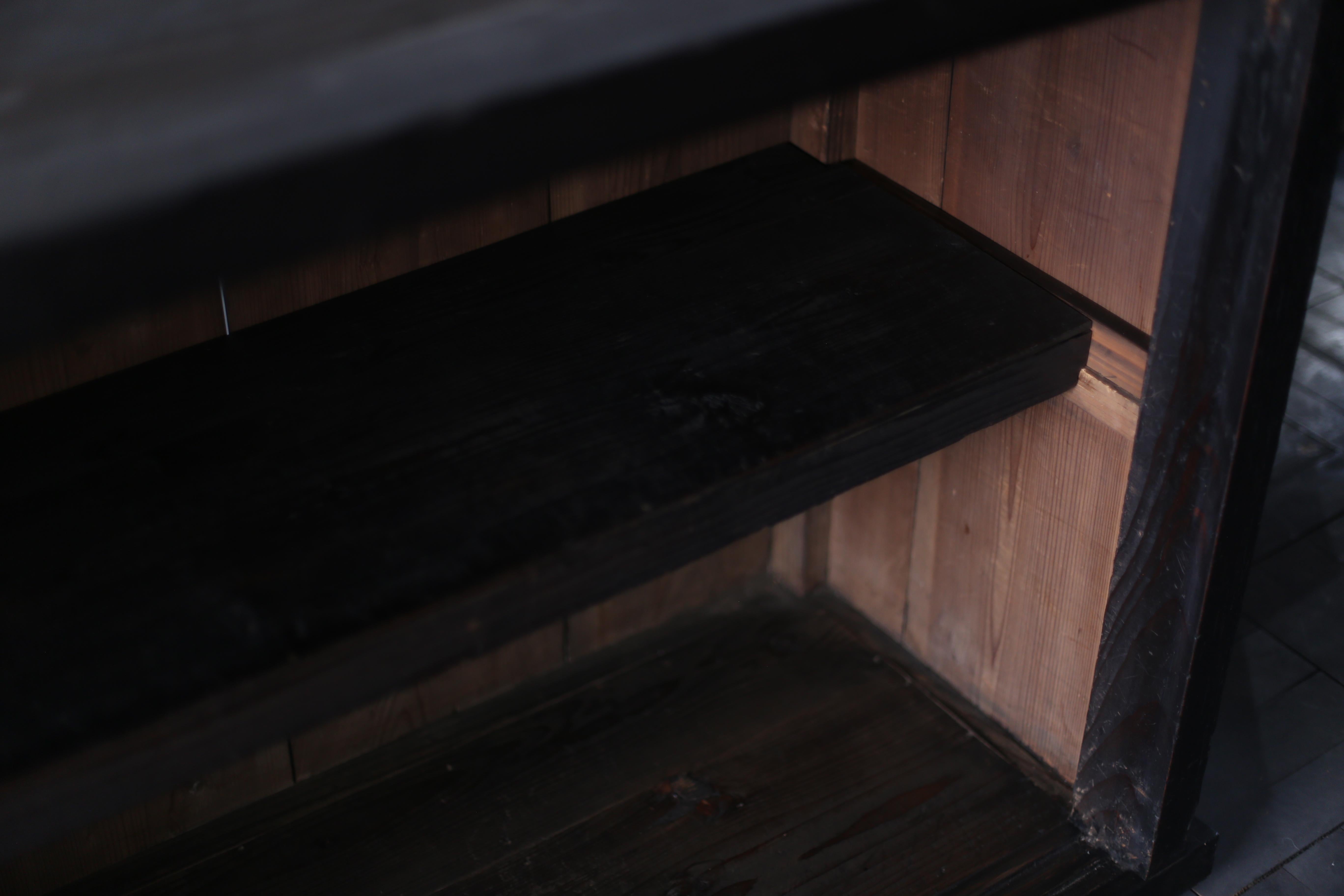 Antiguo Japonés Grande BK Tansu 1860s-1900s / Aparador Wabi Sabi 4