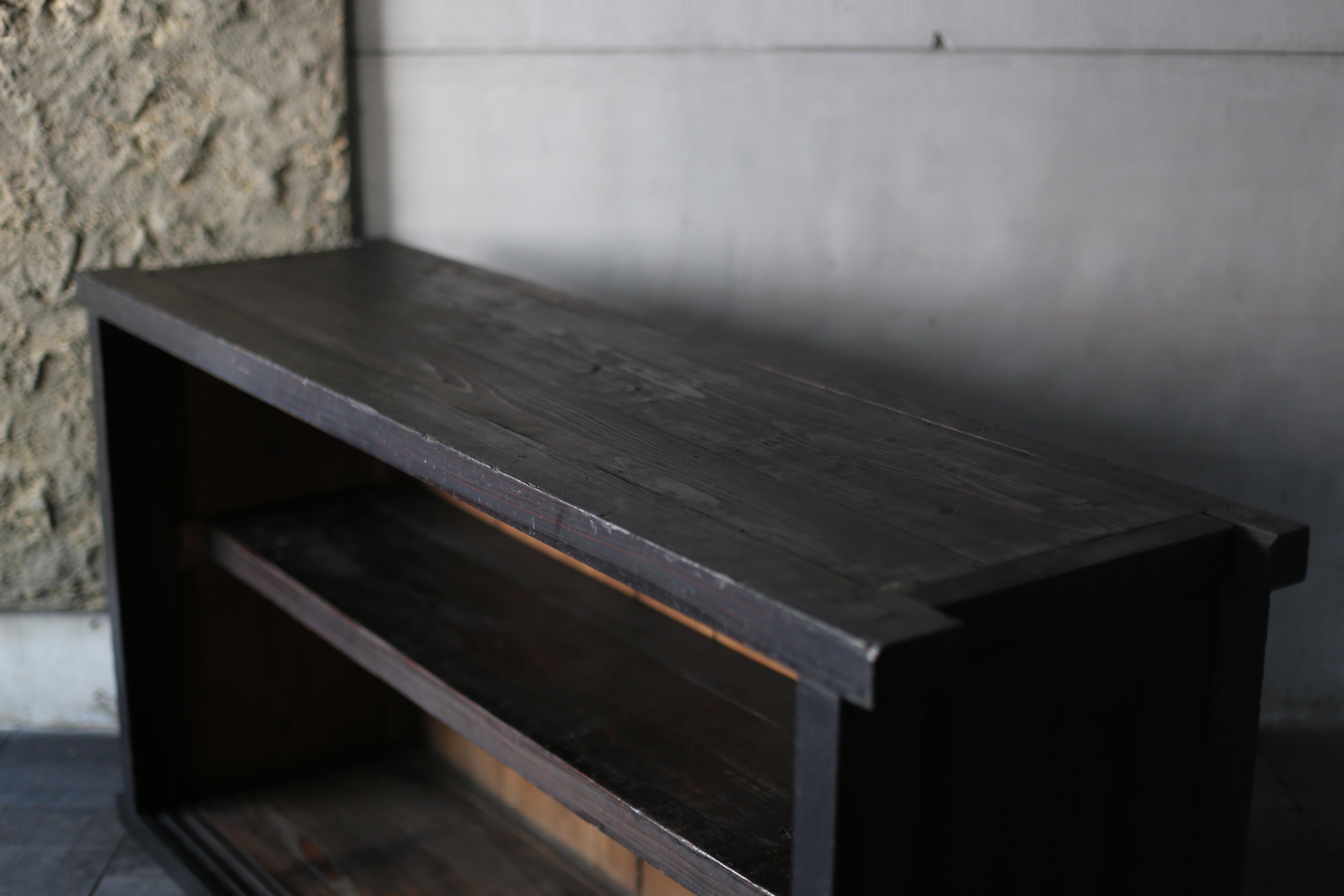 Antiguo Japonés Grande BK Tansu 1860s-1900s / Aparador Wabi Sabi 6