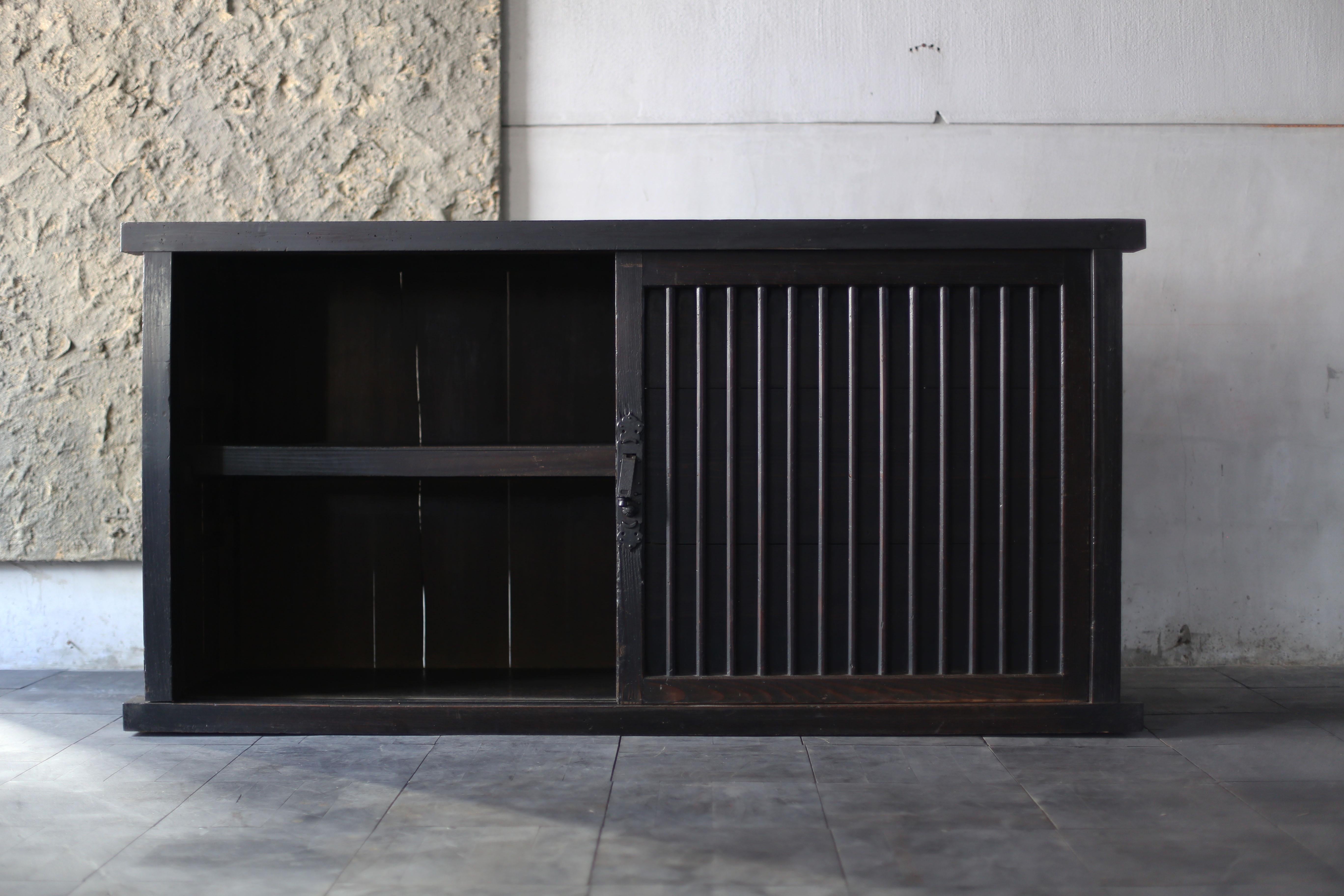 Grand meuble de rangement japonais antique BK Tansu 1860s-1900s / enfilade Wabi Sabi en vente 5