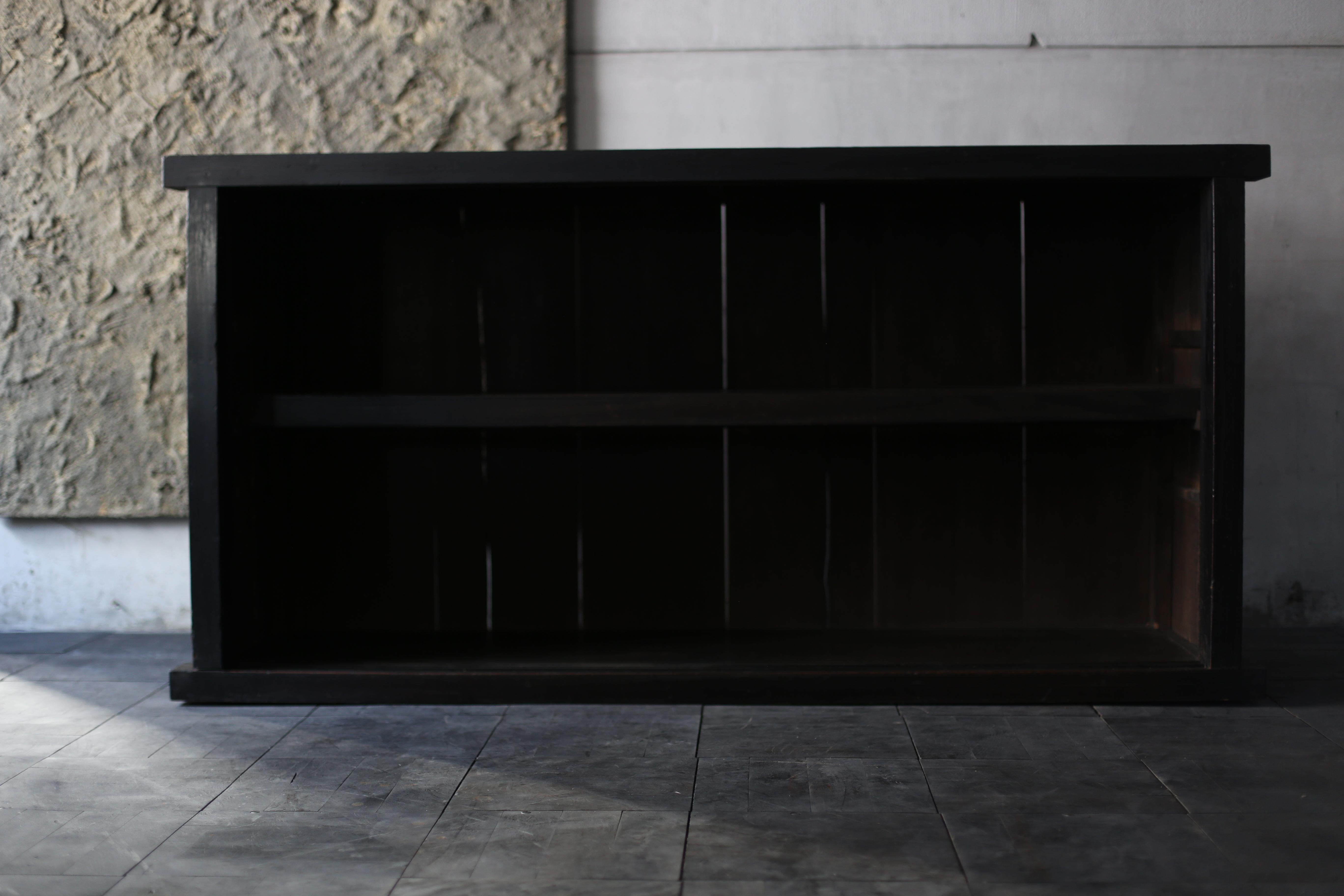 Grand meuble de rangement japonais antique BK Tansu 1860s-1900s / enfilade Wabi Sabi en vente 6