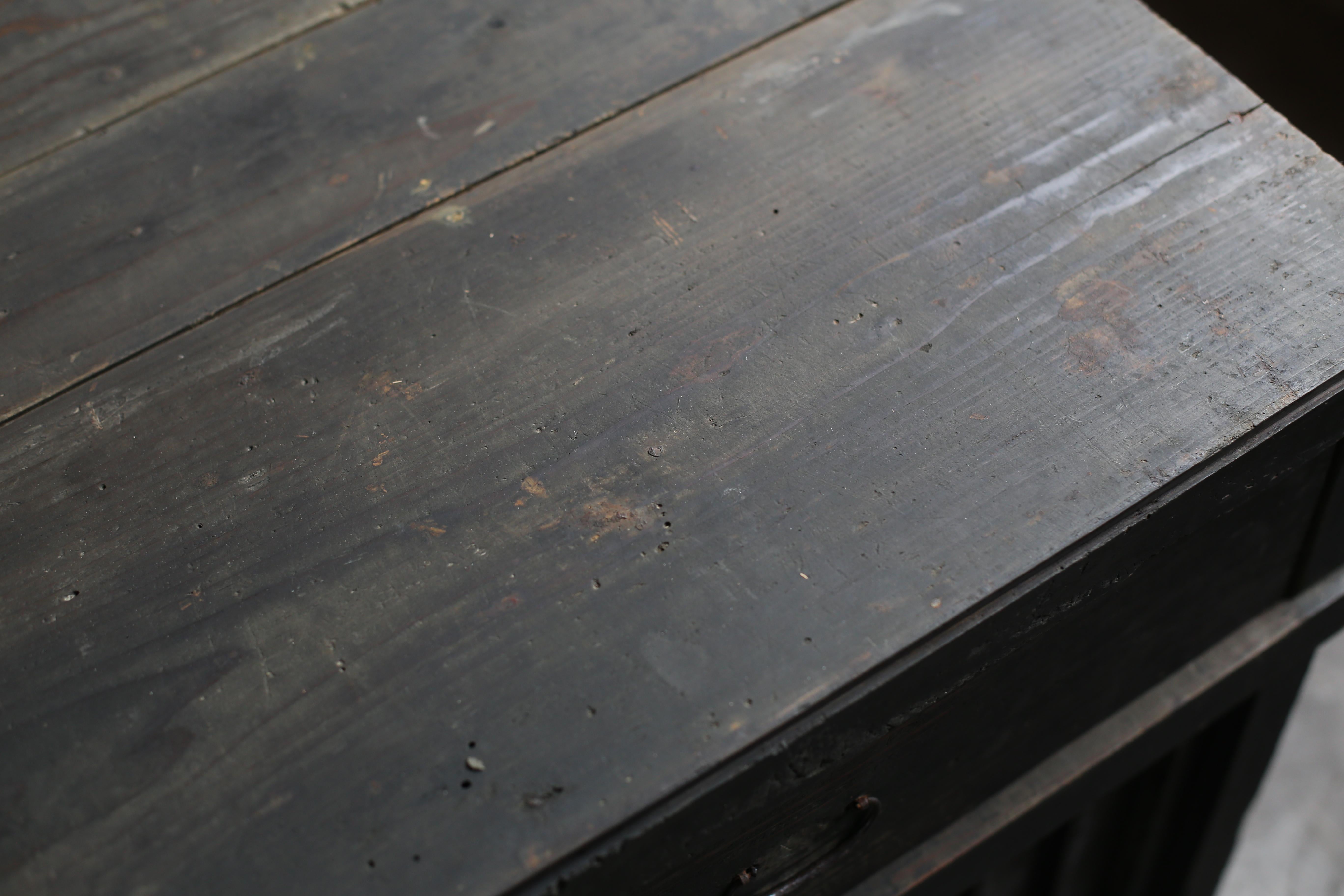 BK Antiques giapponese di grandi dimensioni Tansu 1860-1900 / Cabinet Sideboard Wabi Sabi in vendita 5