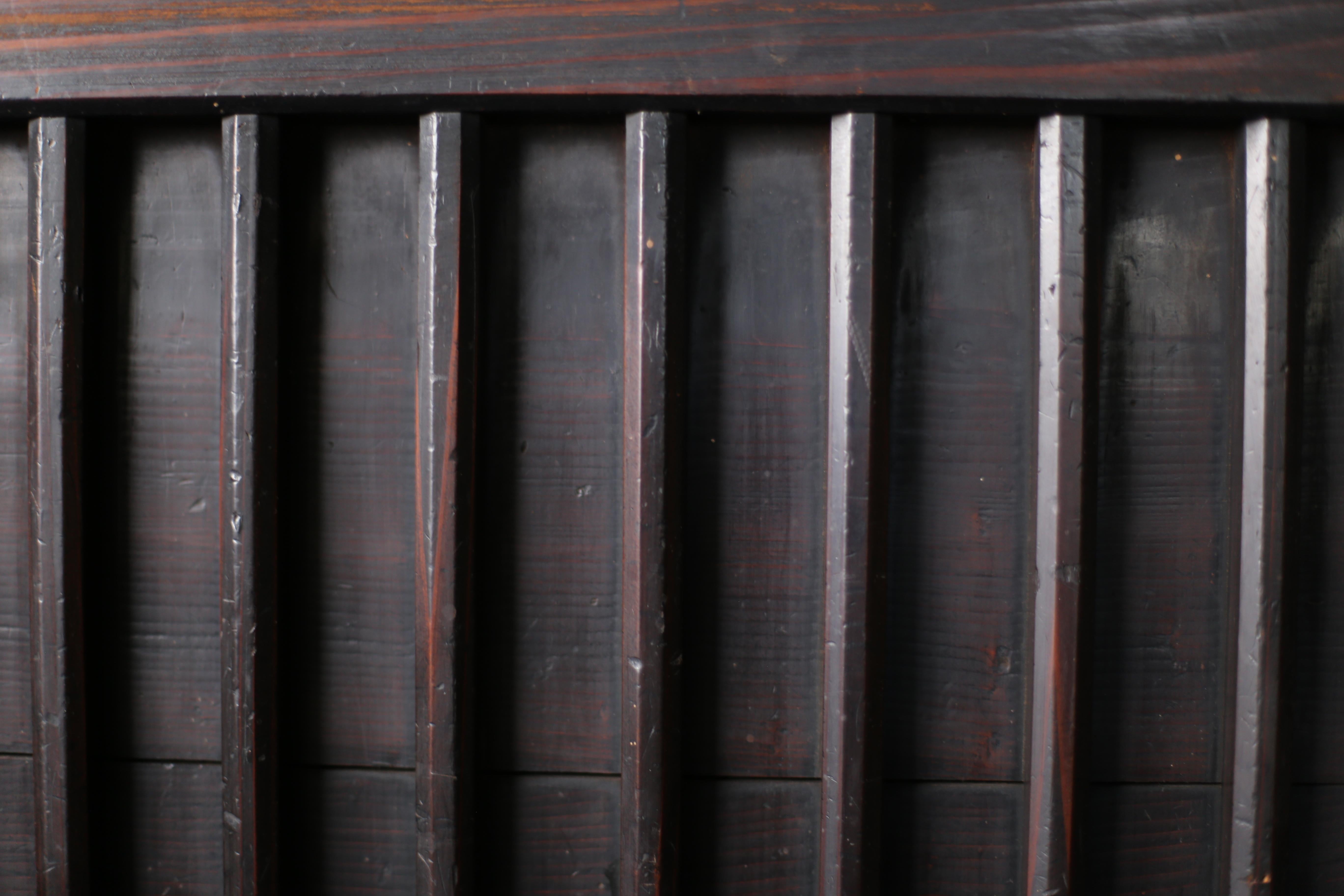 Grand meuble de rangement japonais antique BK Tansu 1860s-1900s / enfilade Wabi Sabi en vente 8