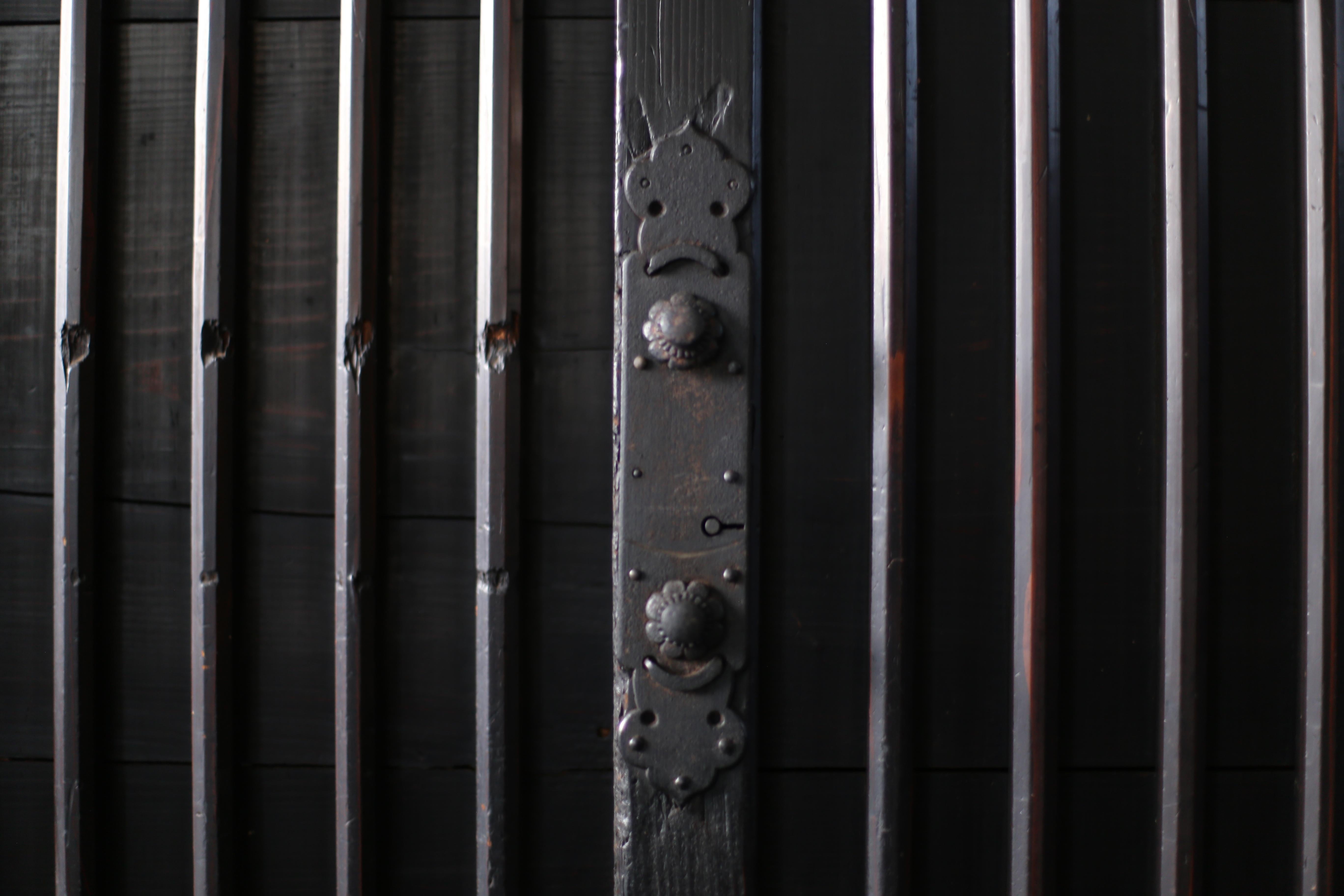 Antiguo Japonés Grande BK Tansu 1860s-1900s / Aparador Wabi Sabi 12
