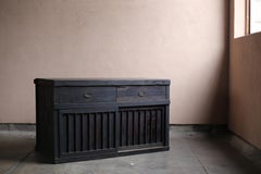 Antiguo Japonés Grande BK Tansu 1860s-1900s / Aparador Wabi Sabi