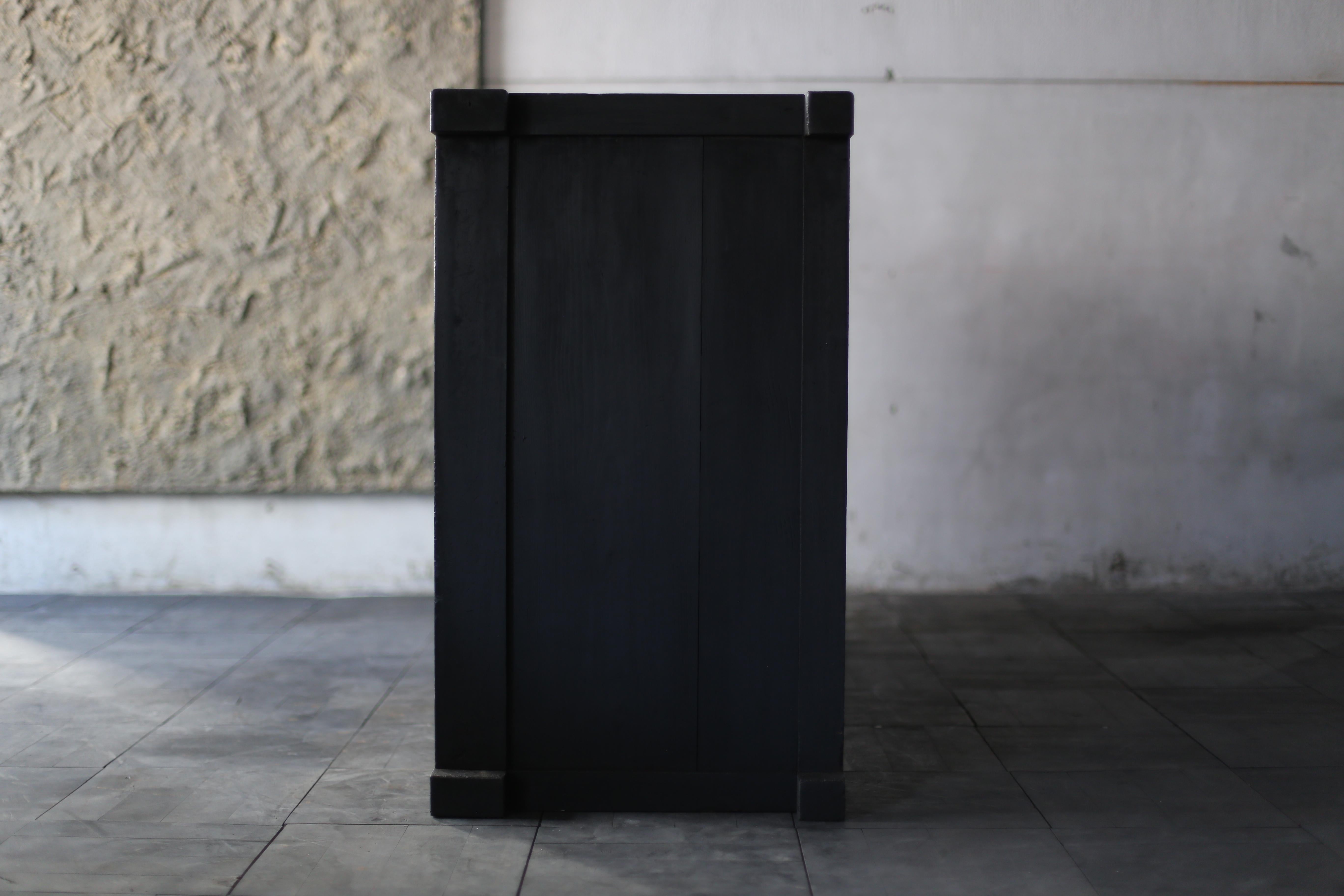 Grand meuble de rangement japonais antique BK Tansu 1860s-1900s / enfilade Wabi Sabi en vente 2