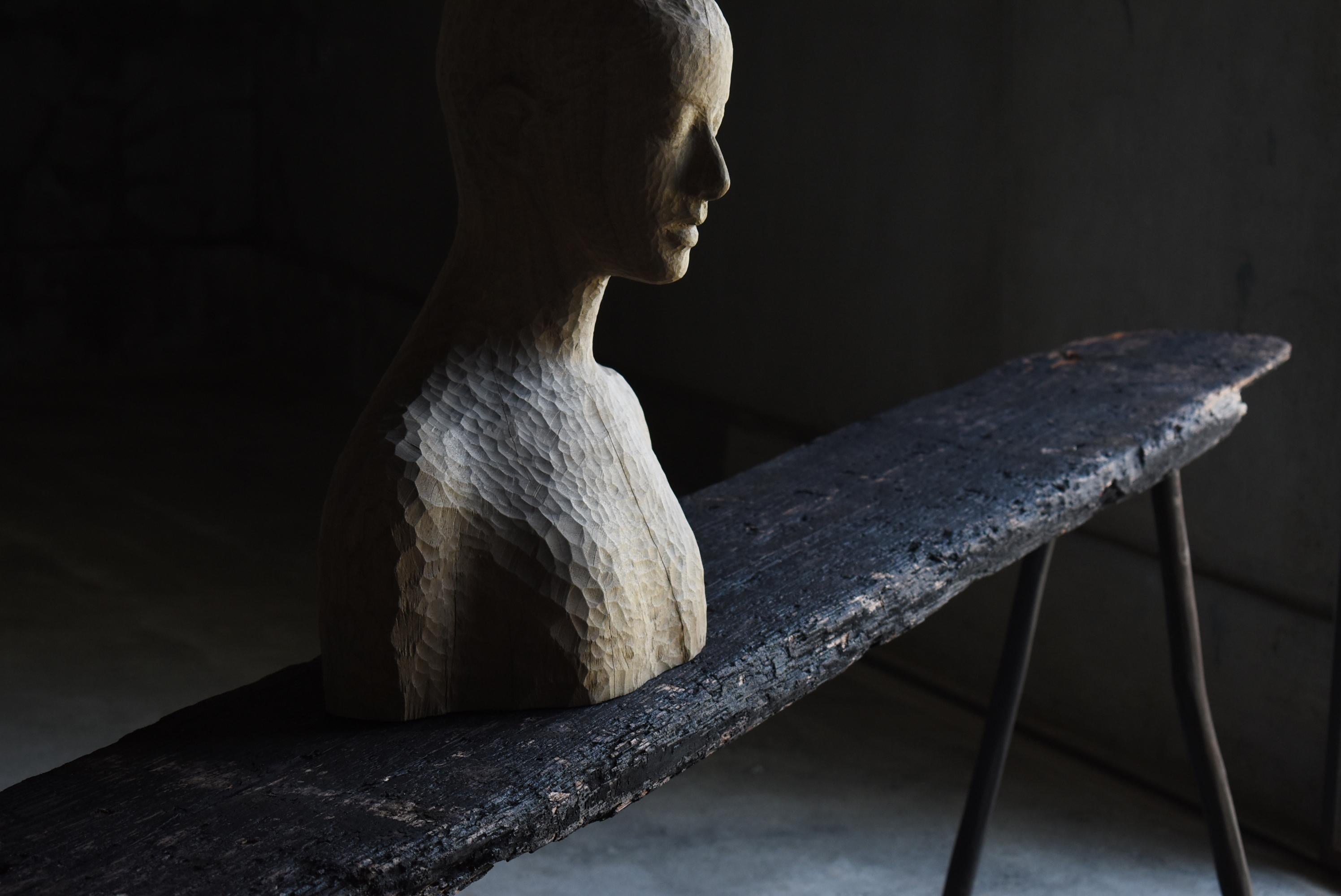Tavolo da esposizione nero antico giapponese di grandi dimensioni 1900-1920 / Tavolino Wabisabi in vendita 12